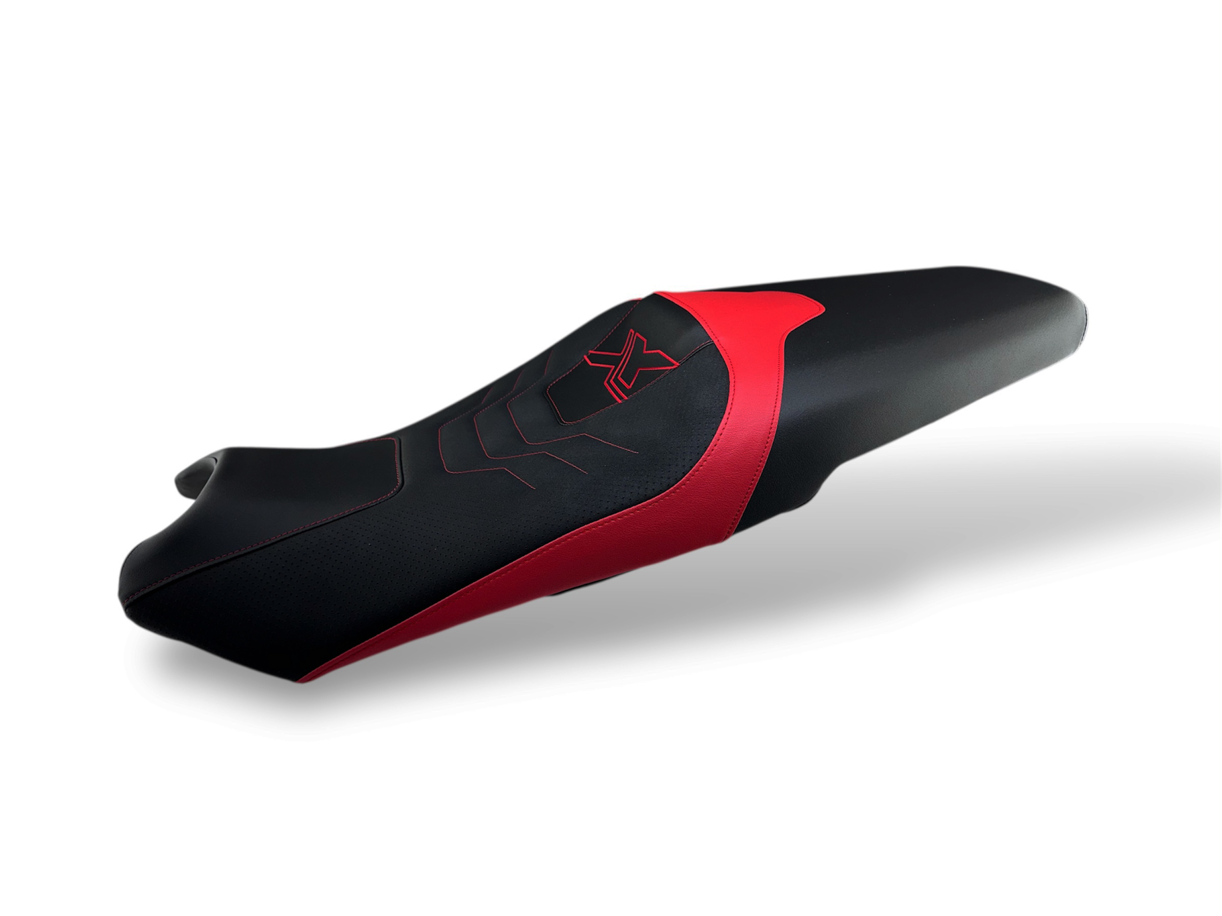 Seat Cover artigianale nera e rossa per Honda X-ADV 750 2025-2026