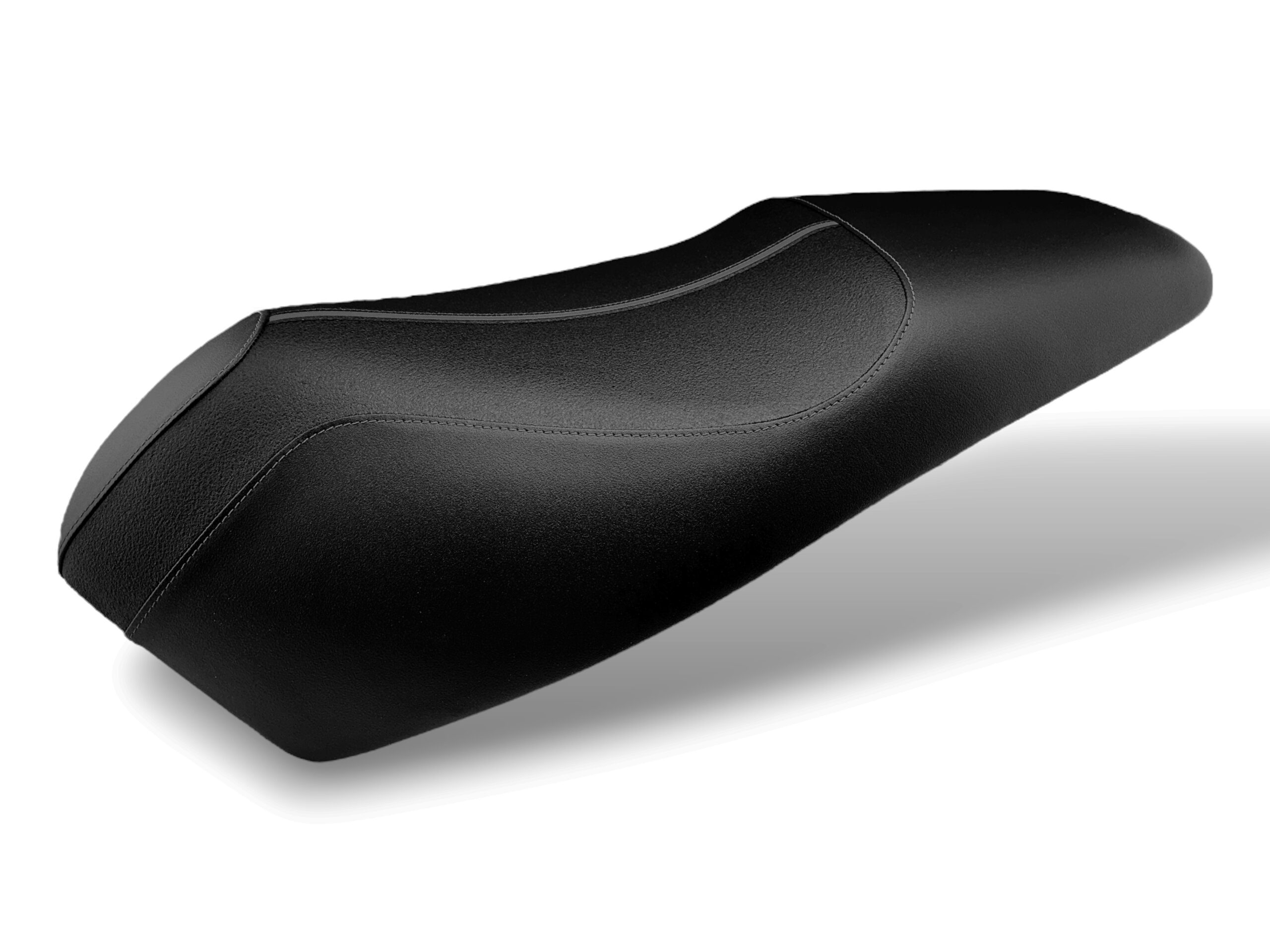 Rivestimento sella nero per scooter Aprilia SR 50 con texture antiscivolo.