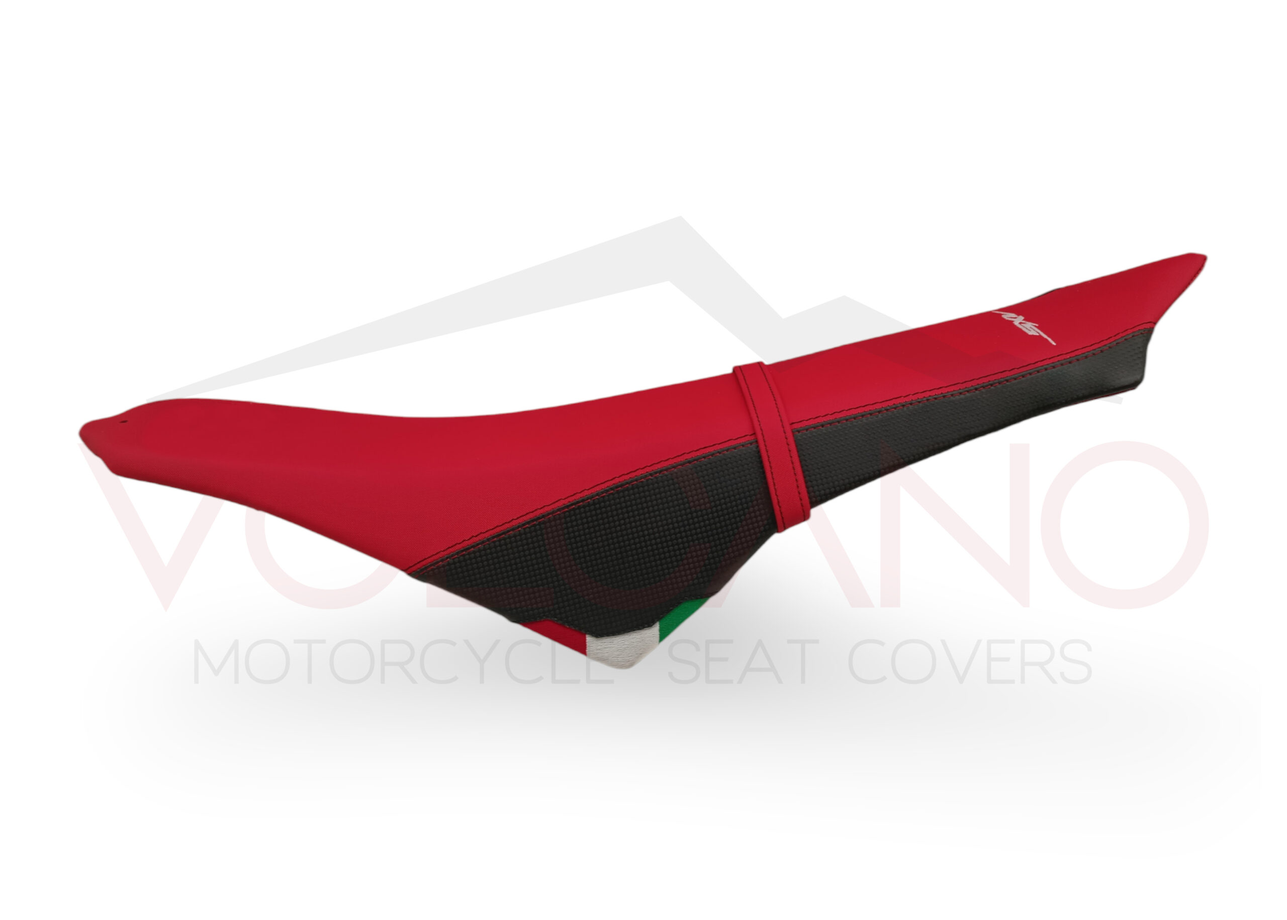 Rivestimento sella rosso e nero per Aprilia SXV-RXV con logo SXV.