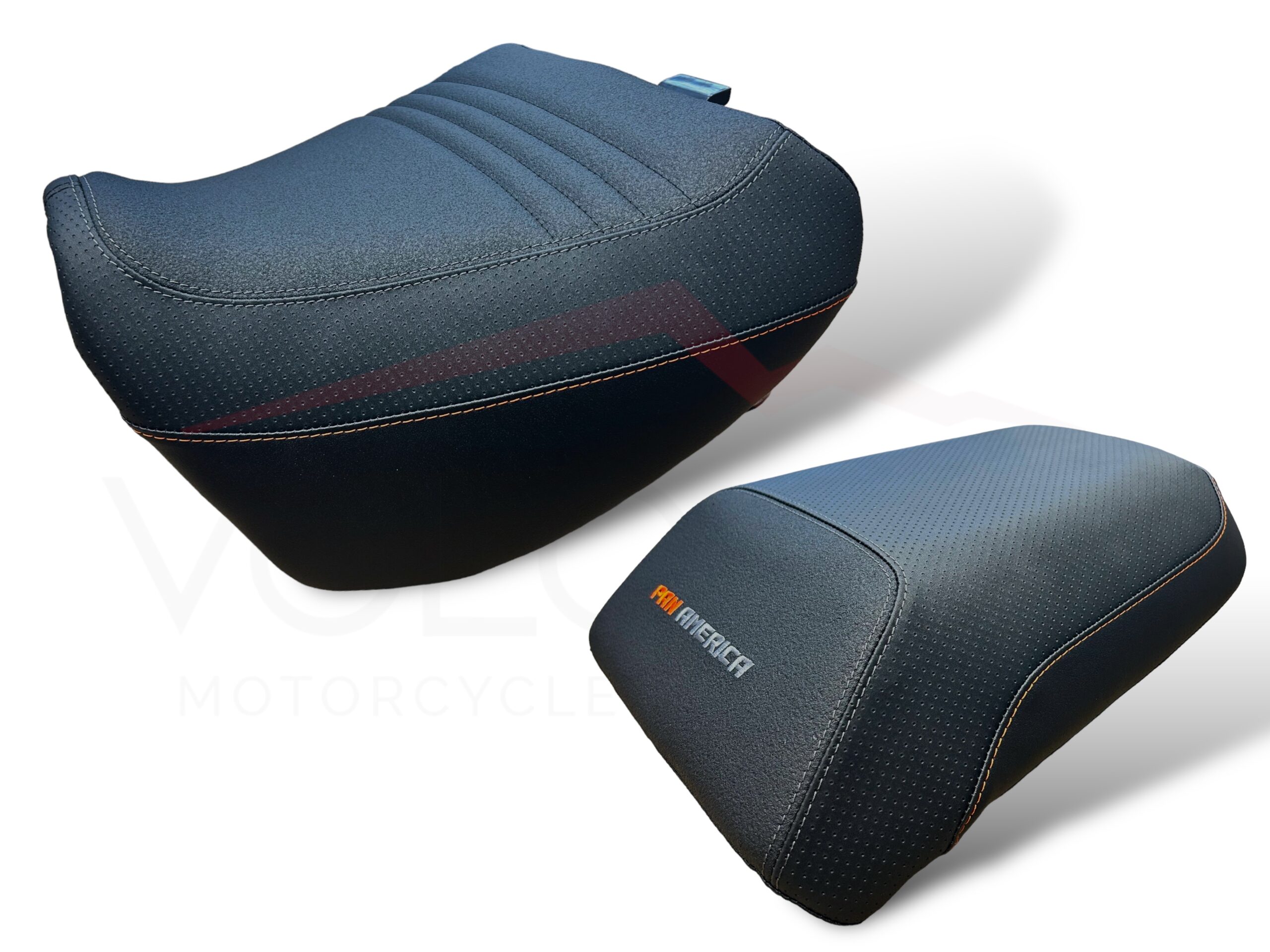 Rivestimento sella nero con texture perforata per Harley Davidson Pan America 1250