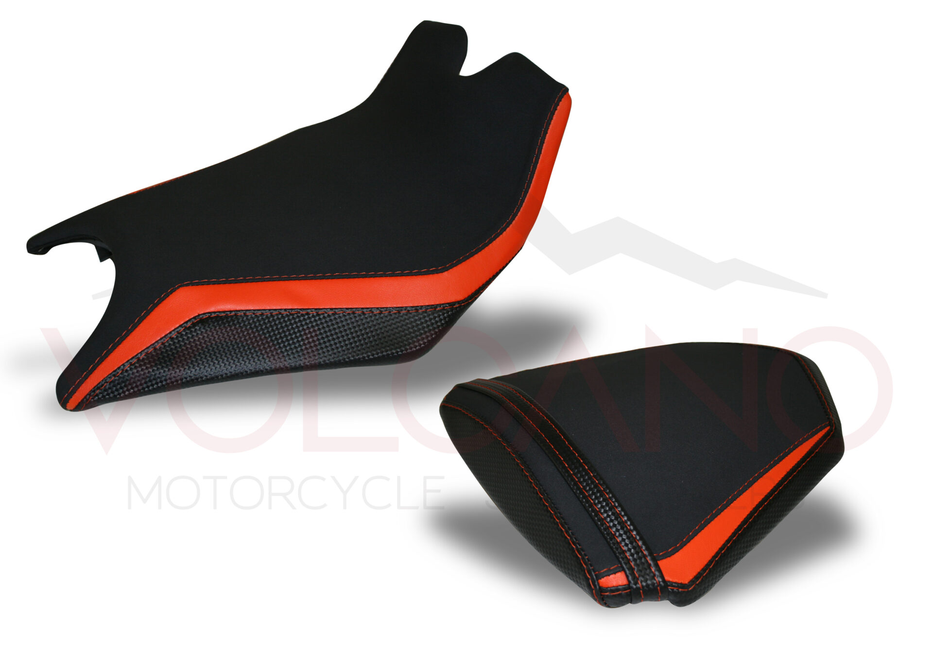 Rivestimento sella sportivo nero Volcano Industry per Ktm RC8 1190