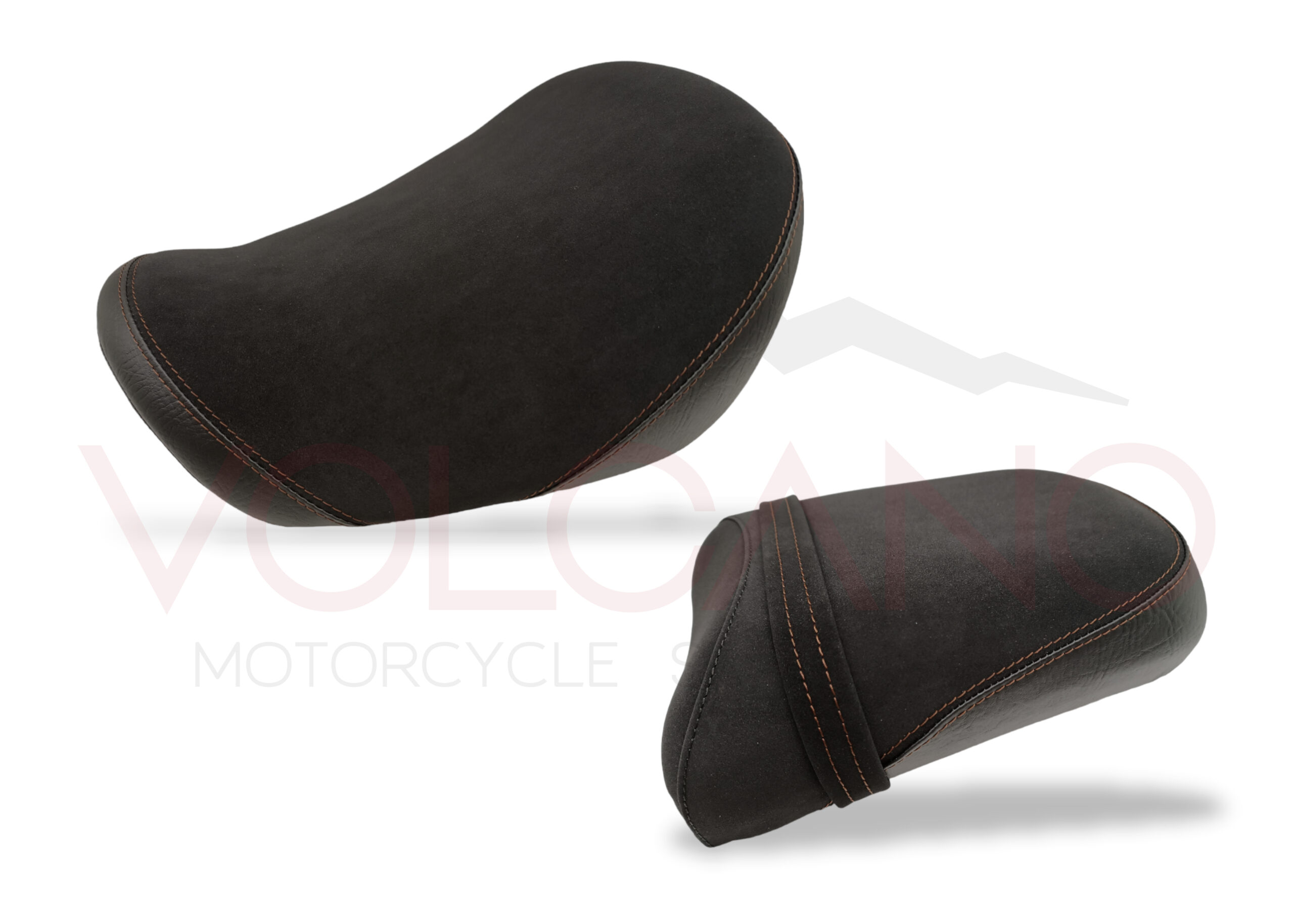 Rivestimento sella nero in similpelle martellata per Moto Guzzi California