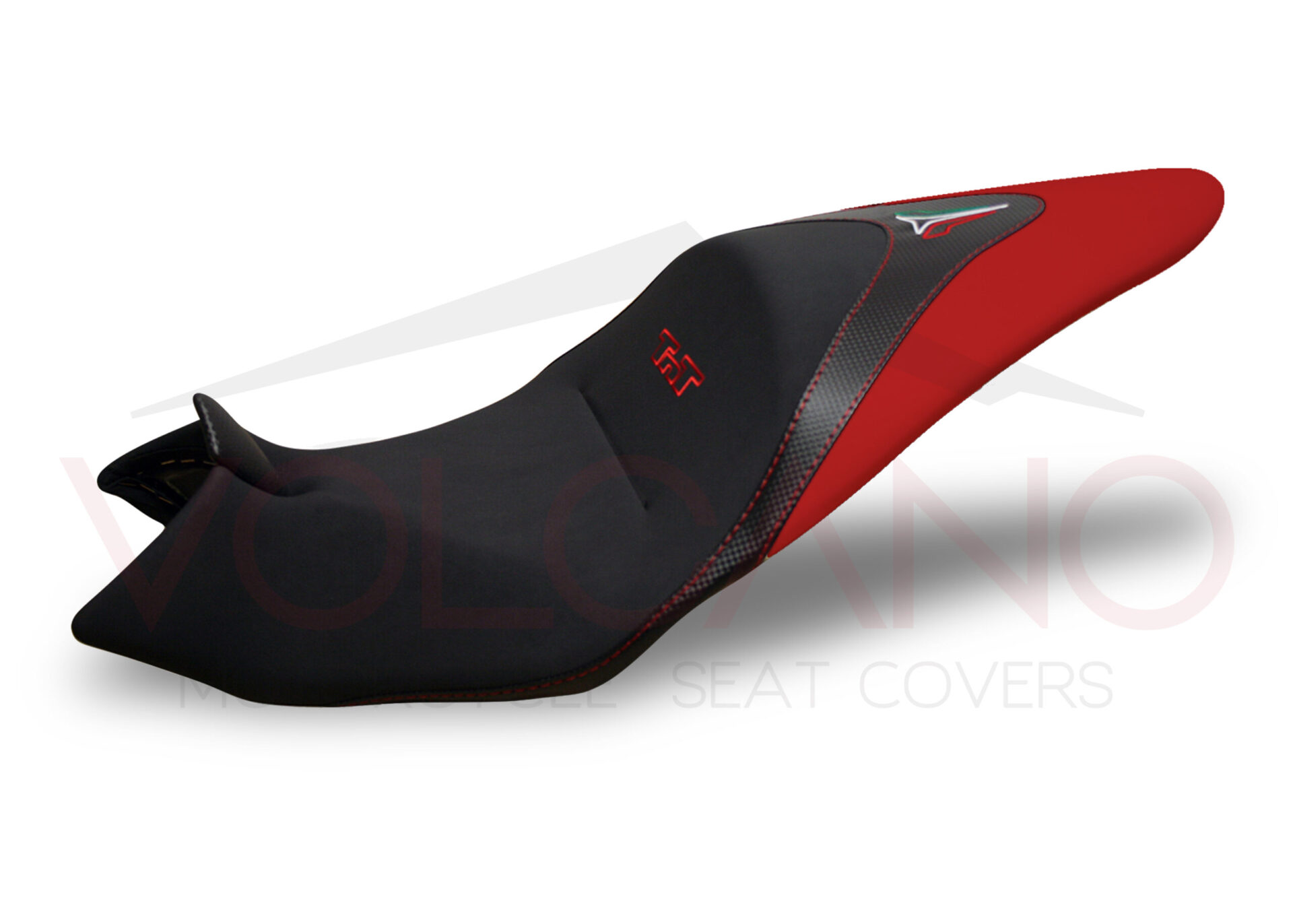 Rivestimento sella nero Volcano per Benelli TNT 899/1130 con dettagli carbon look.