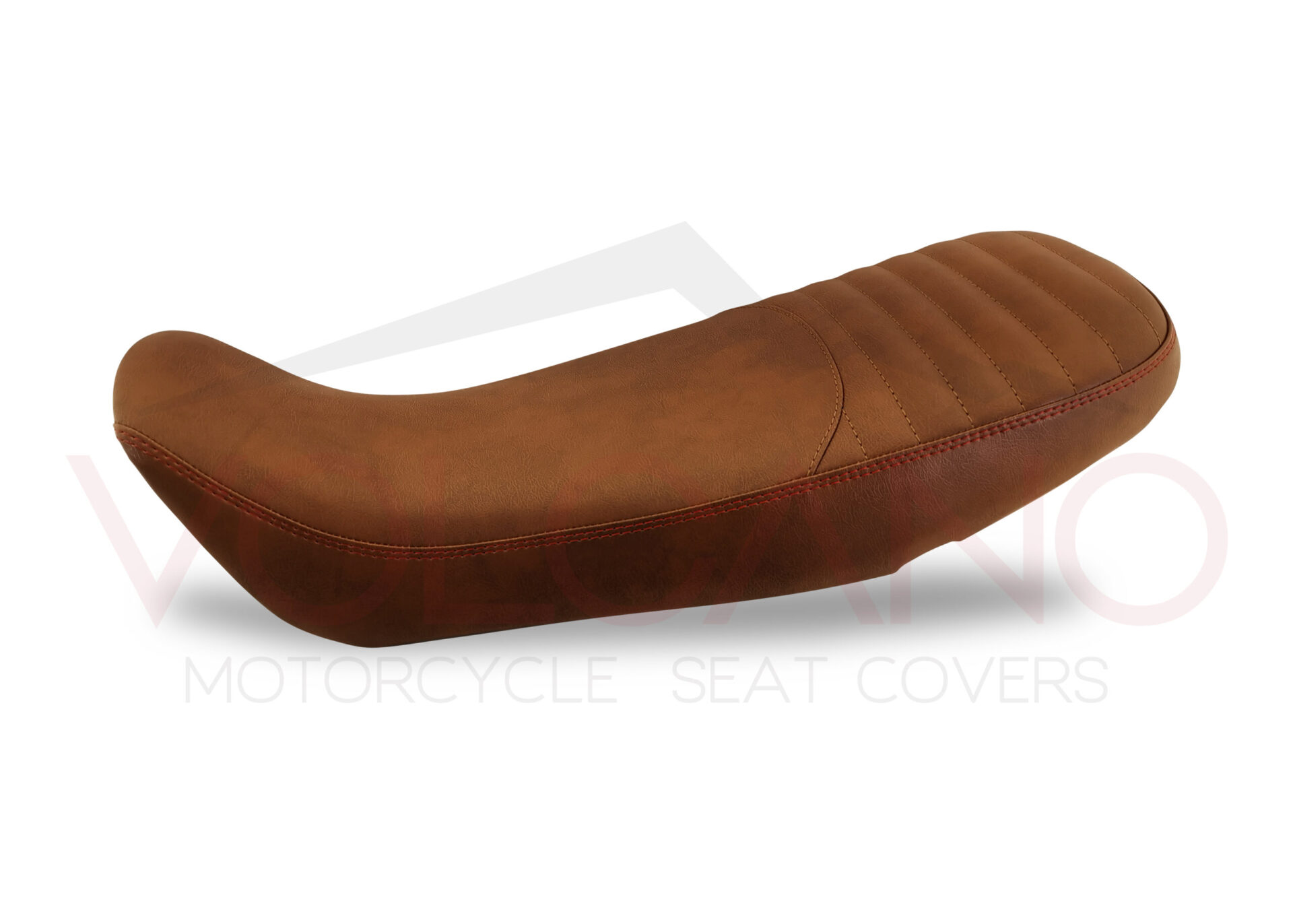 Copertura sella marrone effetto invecchiato per motocicletta Fantic Caballero Scrambler.