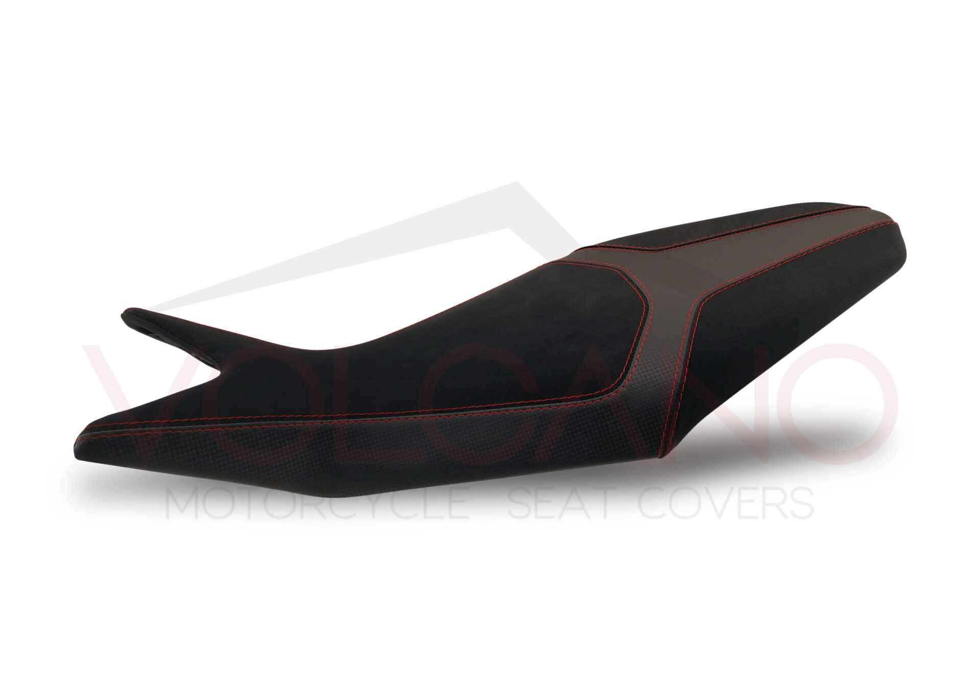 Rivestimento sella nero Carbon Look per moto Husqvarna NUDA 900 con cuciture nere