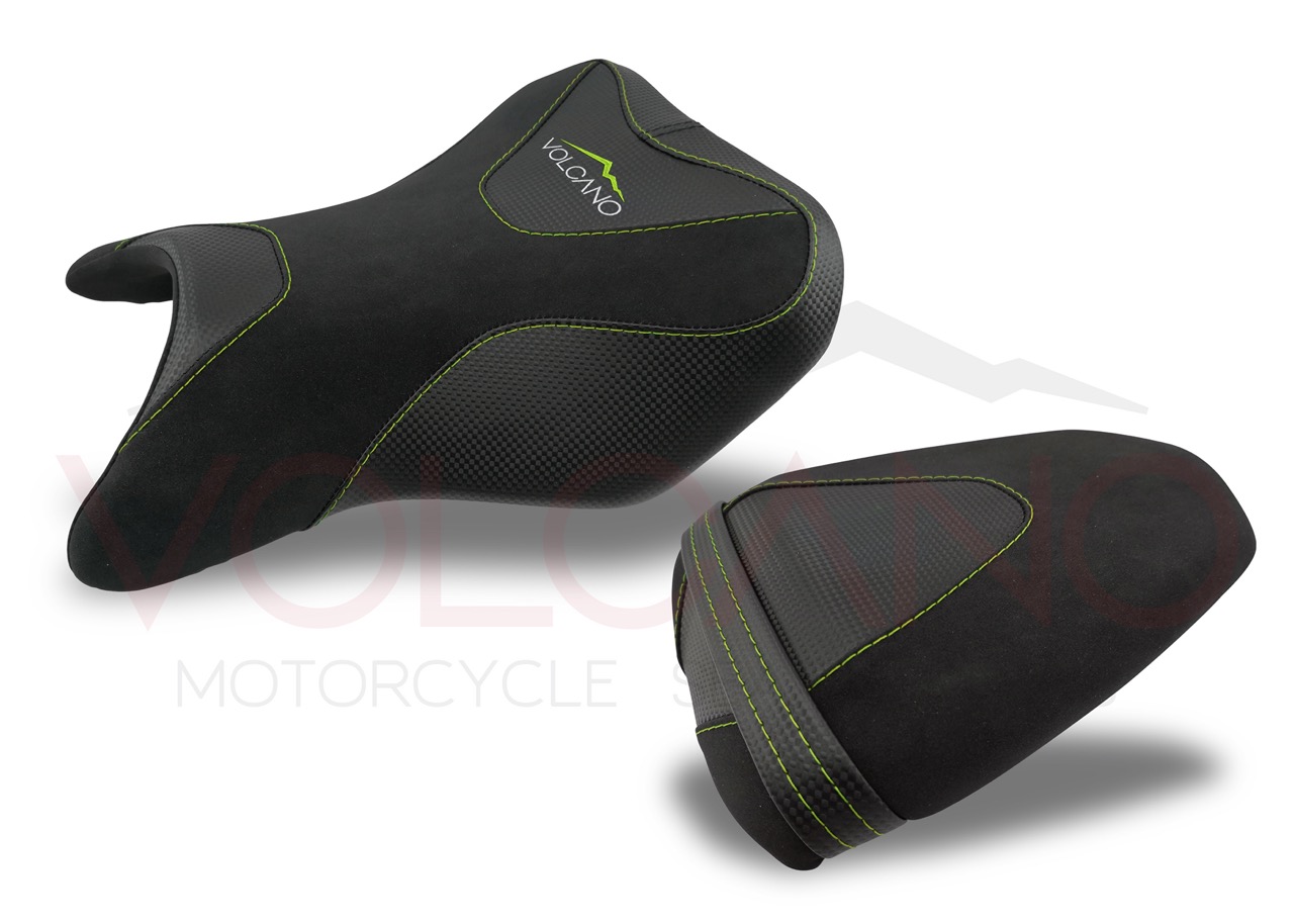 Rivestimento sella nero con texture carbonio per Suzuki GSX-S 750