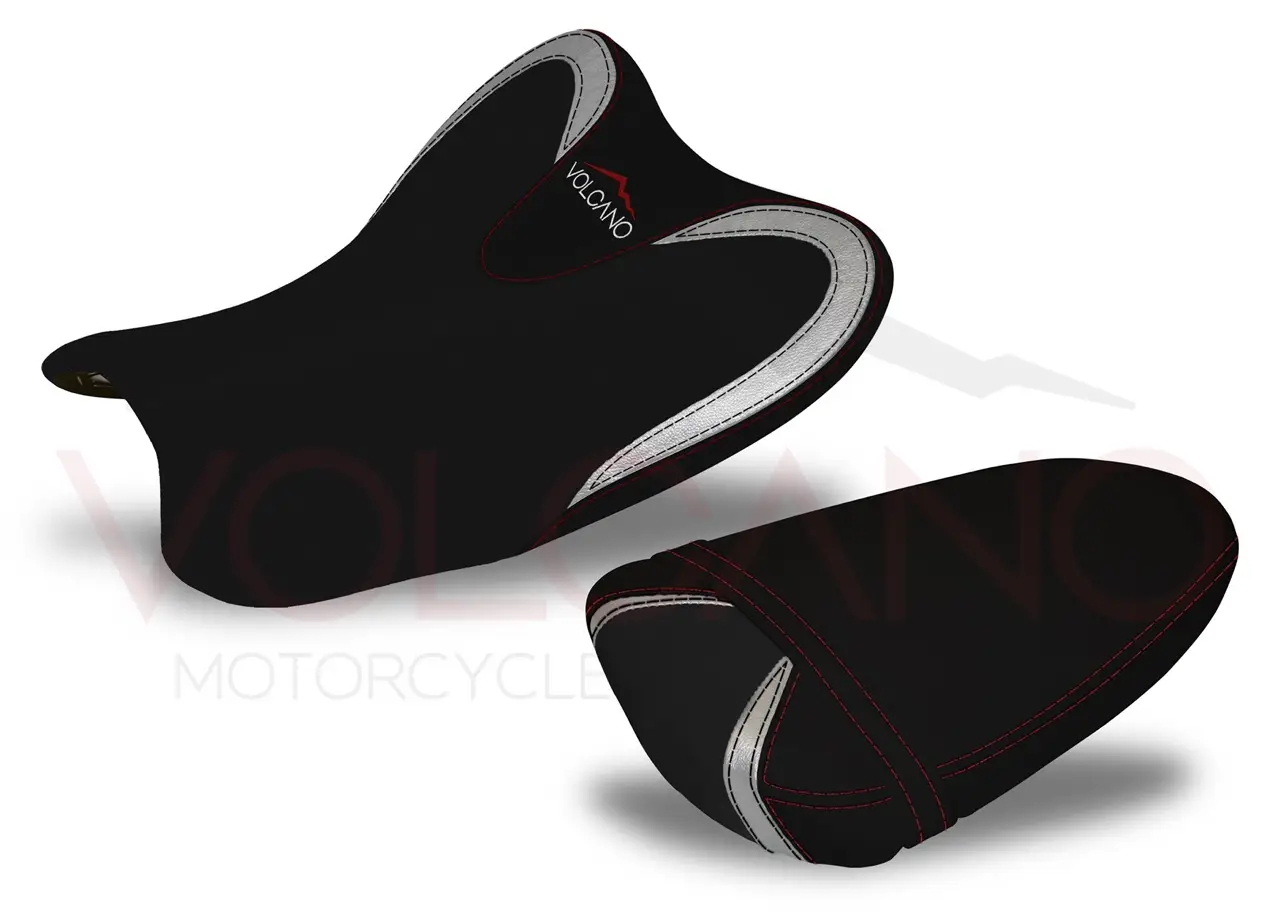 Rivestimento sella nero in similpelle martellata per Suzuki GSX-R 1000 2007-2008