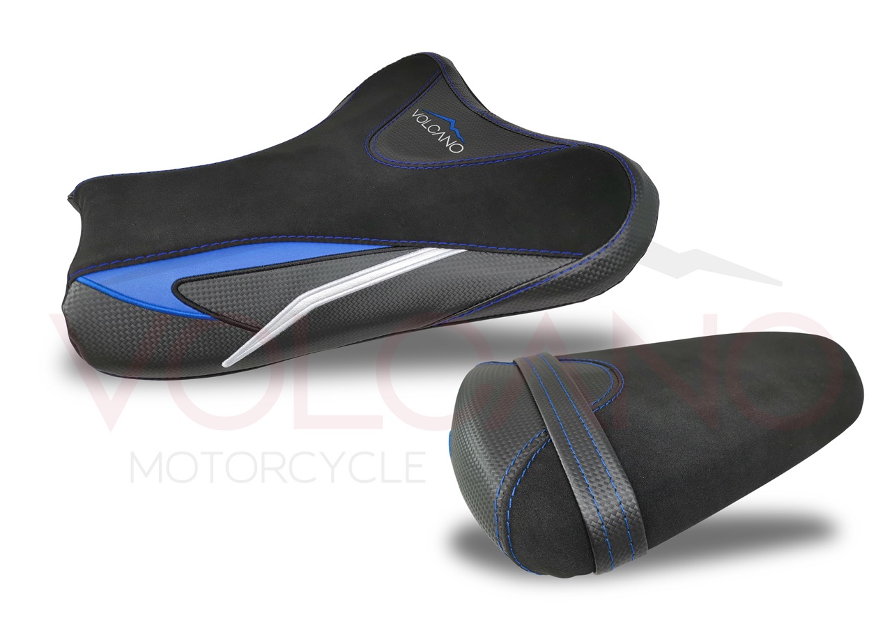 Rivestimento sella sportivo Volcano Industry carbon look per Suzuki GSX-R 1000.