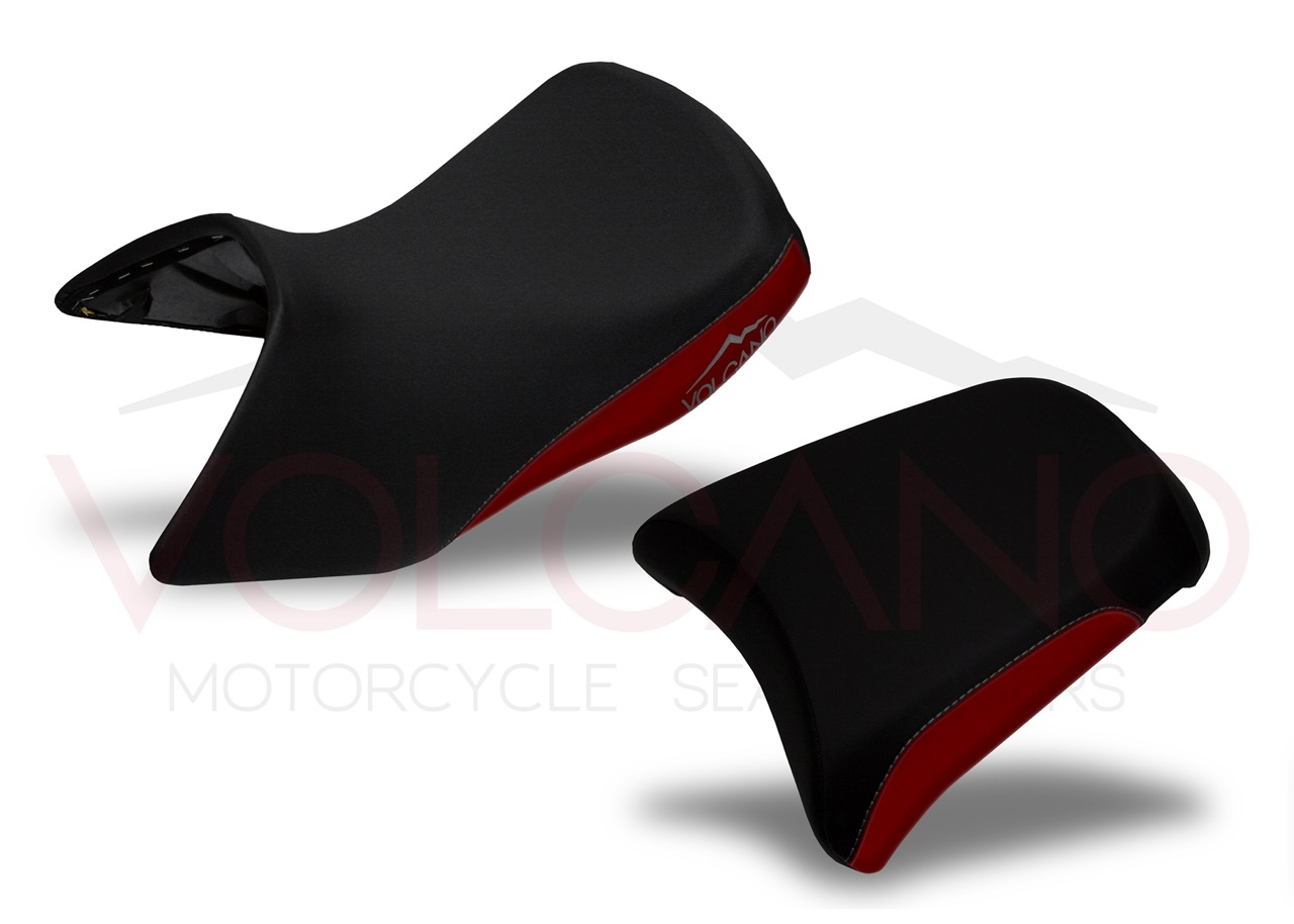 Rivestimento sella artigianale in similpelle nera per moto Bmw R 1200 GS