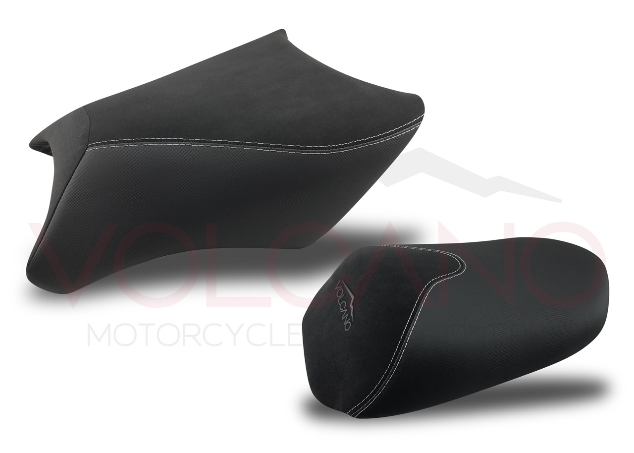 Set rivestimenti sella pilota e passeggero per BMW K 1200 GT con logo ricamato