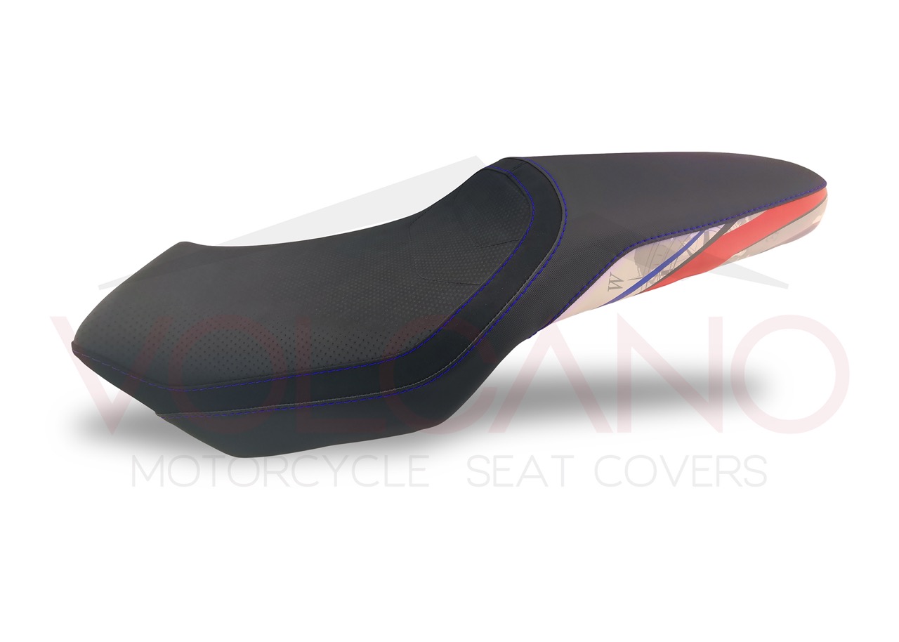 Rivestimento sella tecnico nero con effetto neoprene per BMW F 850 GS