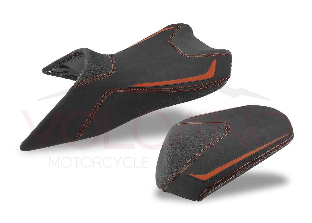 Rivestimento sella artigianale nero per KTM 1290 Super Duke GT 2019-2022