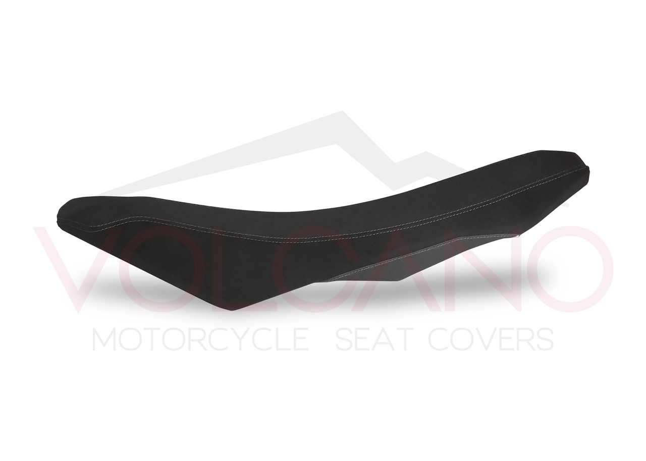 Rivestimento sella nero con texture carbon look per moto KTM 690 SMC