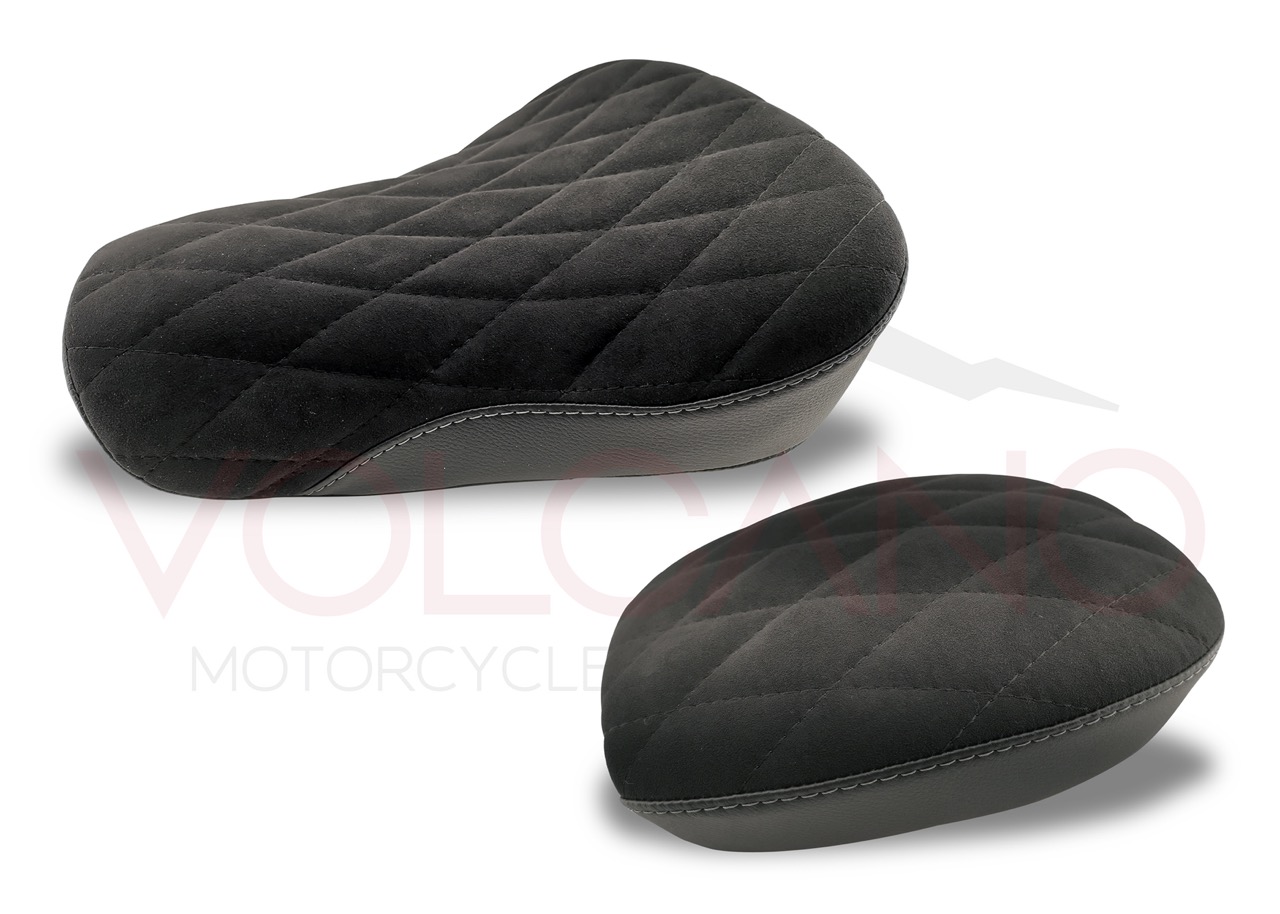 Rivestimento sella nero con materiale grip per Harley Davidson FORTY-EIGHT 2010-2015