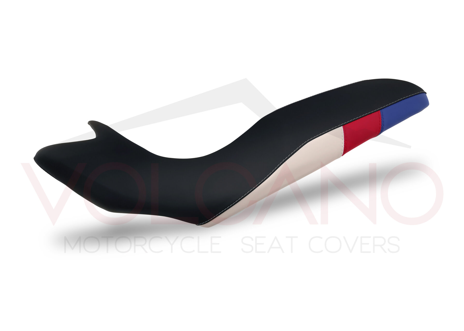 Seat cover per BMW F 800 GS con colori Motorsport rosso blu e panna