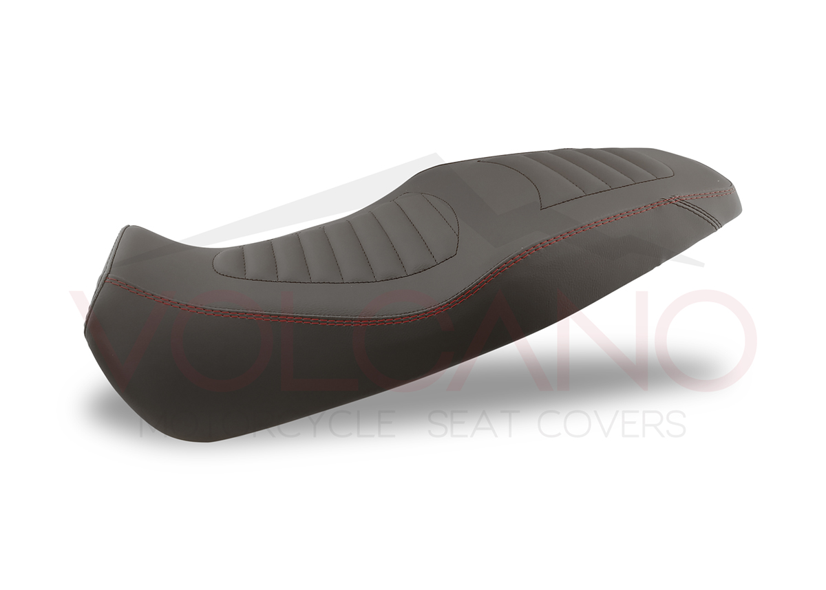 Rivestimento sella premium in similpelle nera per Benelli Leoncino 500.