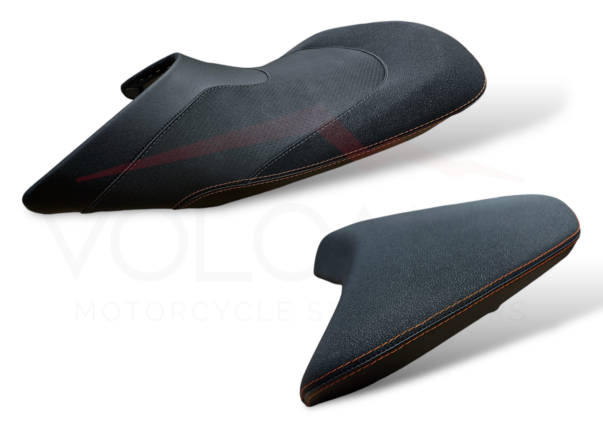 Rivestimento sella tecnico nero con effetto perforato per KTM 690 Duke