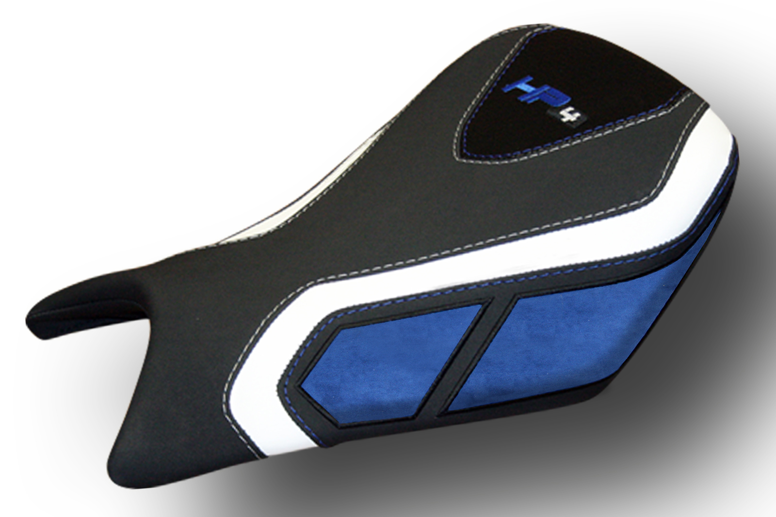 Rivestimento sella artigianale Volcano Industry per Bmw S 1000 RR HP4 nero e carbonio