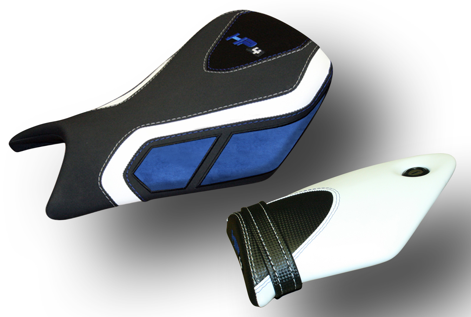 Rivestimento sella sportivo Volcano per Bmw S 1000 RR HP4 in Alcantara
