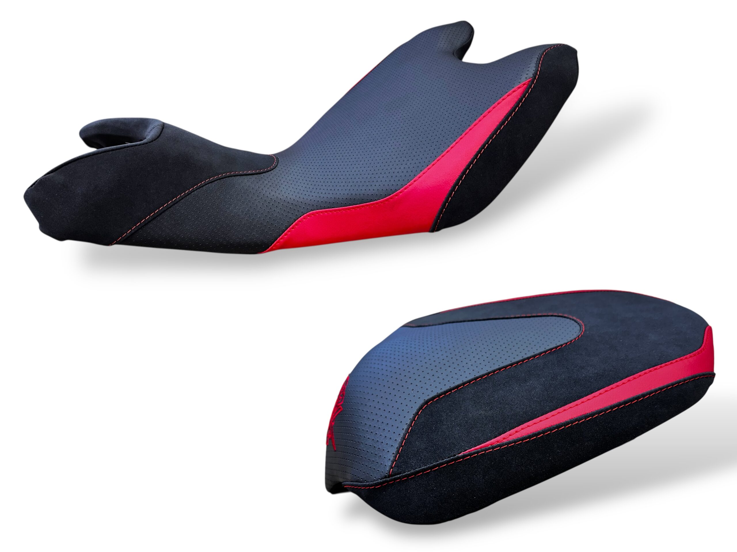 Seat Cover Mv Agusta TURISMO VELOCE 800 in similpelle nera martellata antiscivolo.