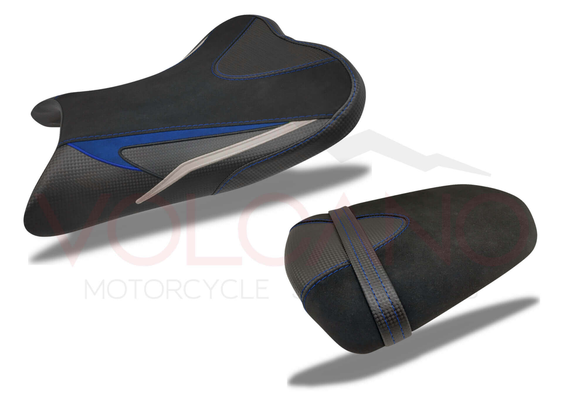750 2006-2007 Seat cover suzuki gsx-r 600 nero con texture antiscivolo