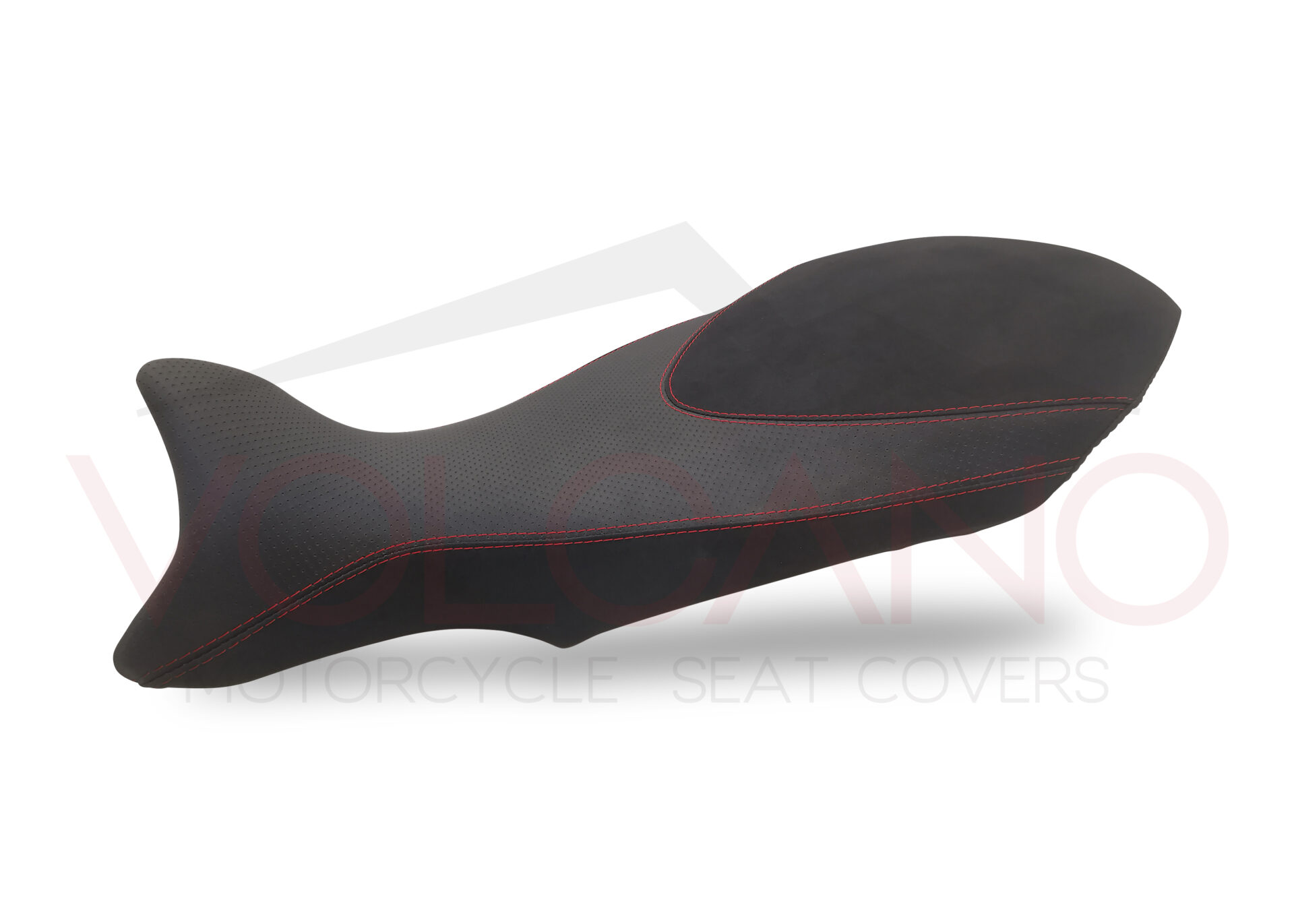 Seat Cover per Mv Agusta Rivale 800 con cuciture rosse doppie