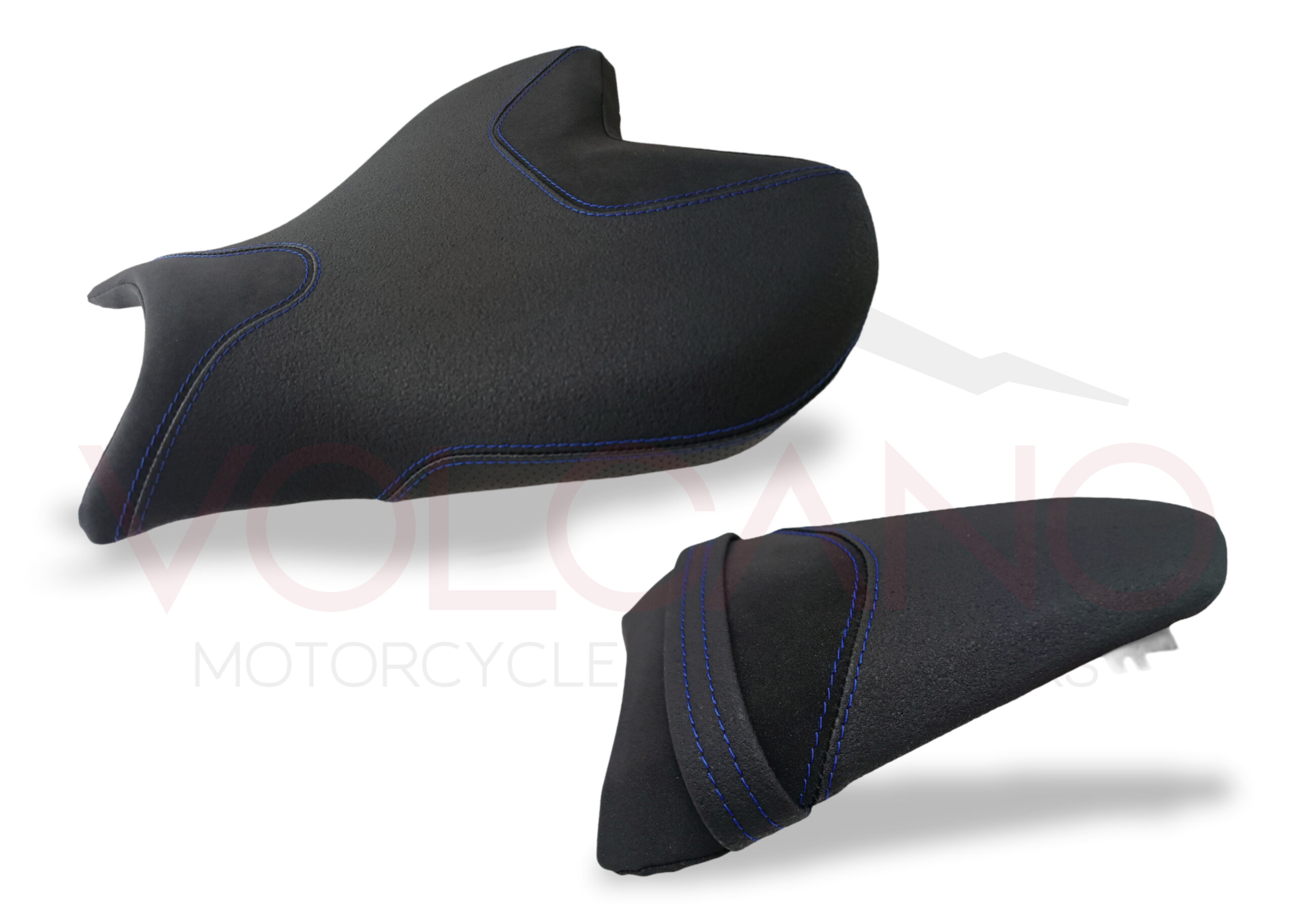 Seat Cover per YAMAHA YZF R7 blu e nera in materiale antiscivolo