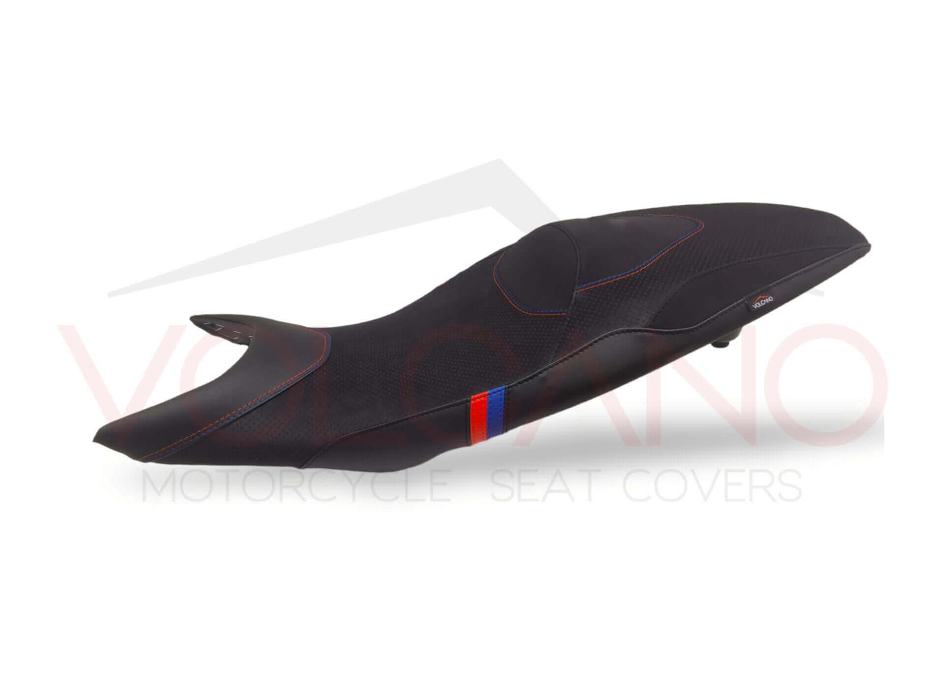 Seat cover BMW F800R con seduta in similpelle perforata e fianchi martellati