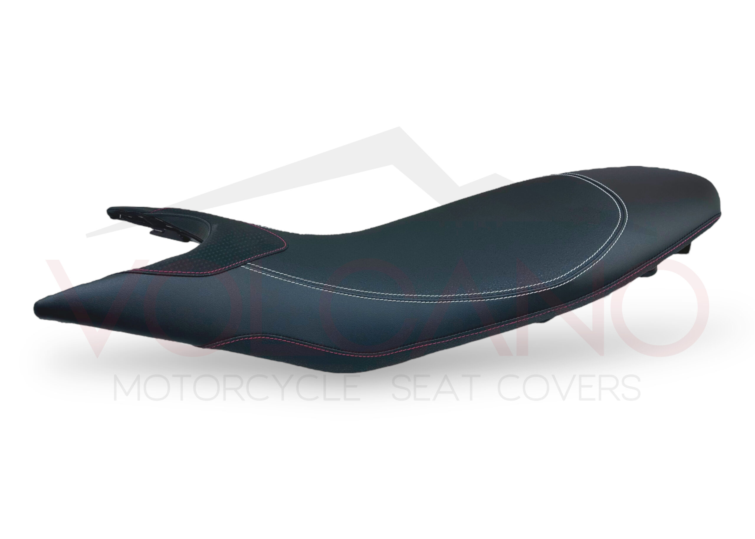 seat cover ducati hypermotard 821 nera con finiture tecniche e cuciture nere