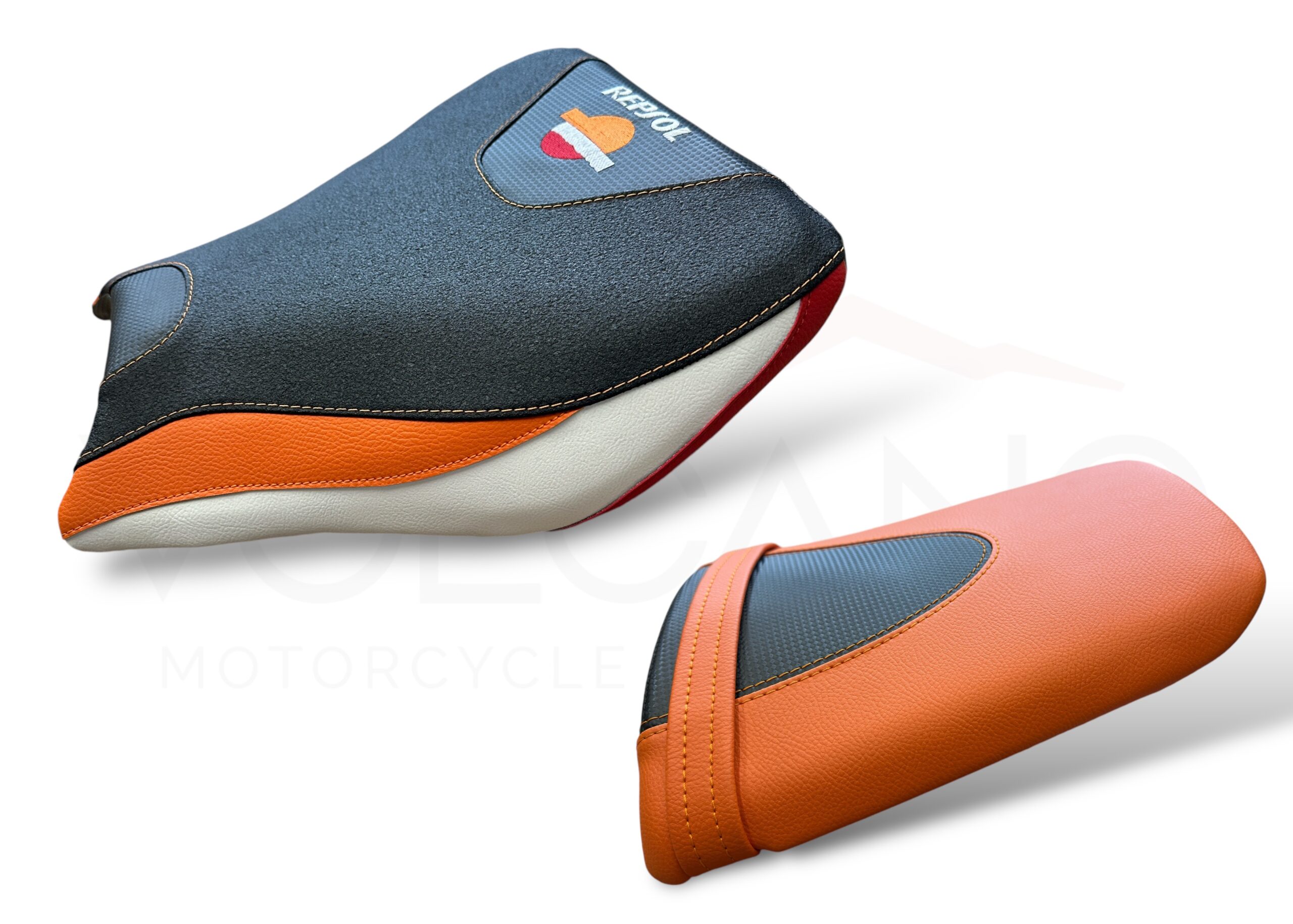 SEAT COVER PER HONDA CBR 1000 RR Fireblade nera con texture carbonio