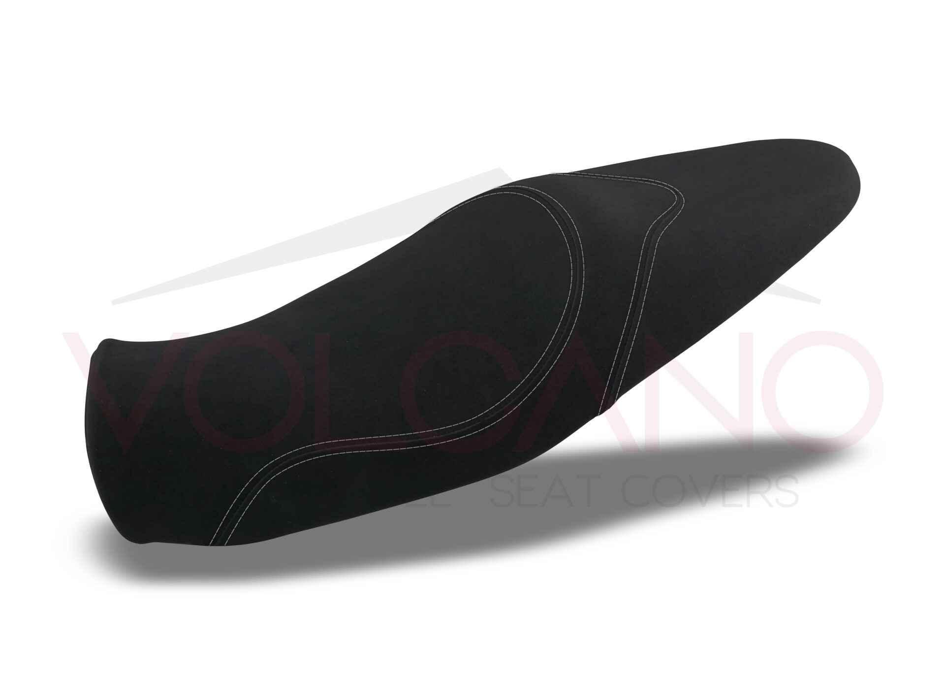 Seat Cover Kawasaki Z 750S nero opaco con cuciture grigie a contrasto