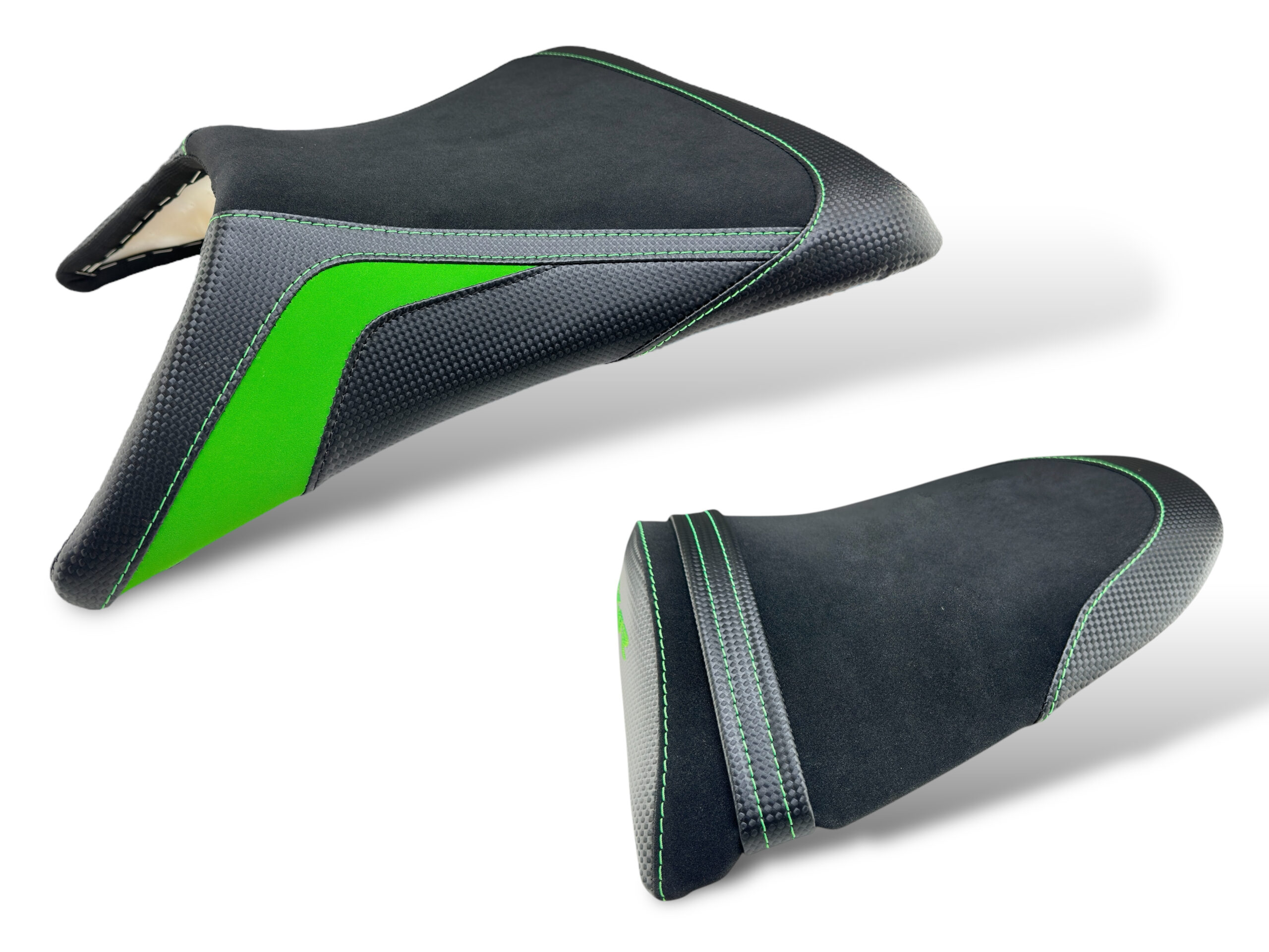Set completo di rivestimenti sella pilota e passeggero per Kawasaki Ninja ZX6R 03-04
