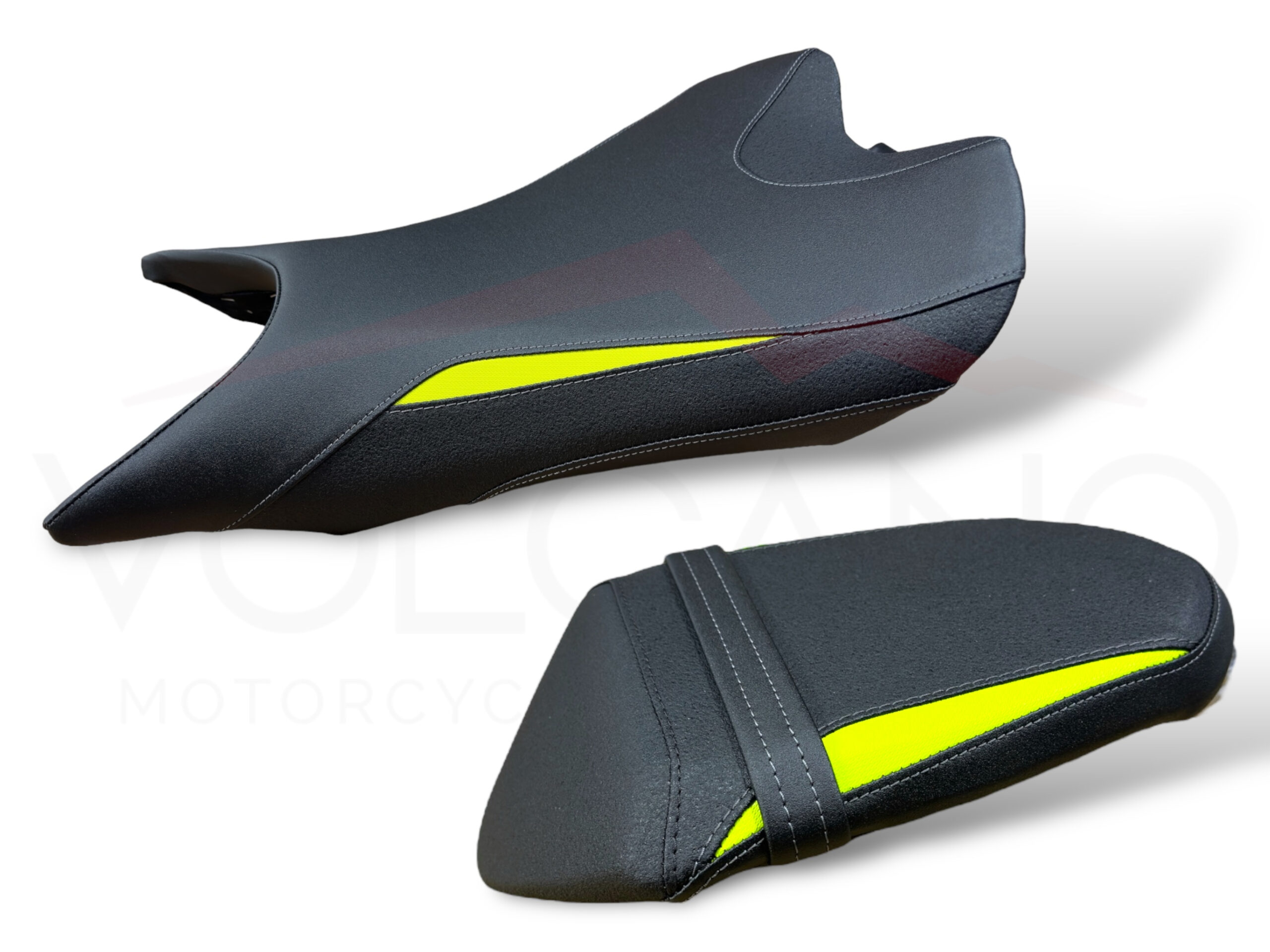 Seat cover nero con inserti fluo per Triumph Street Triple 765