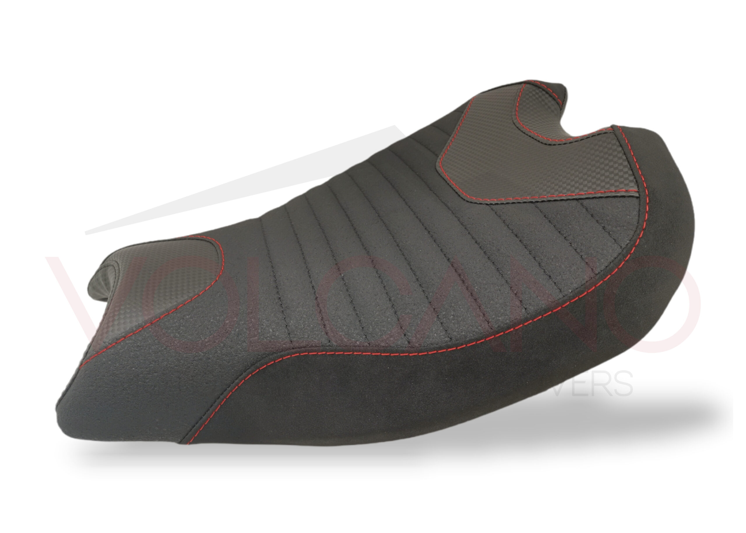 955 seat cover ducati panigale v2 in vinile tecnico nero con cuciture