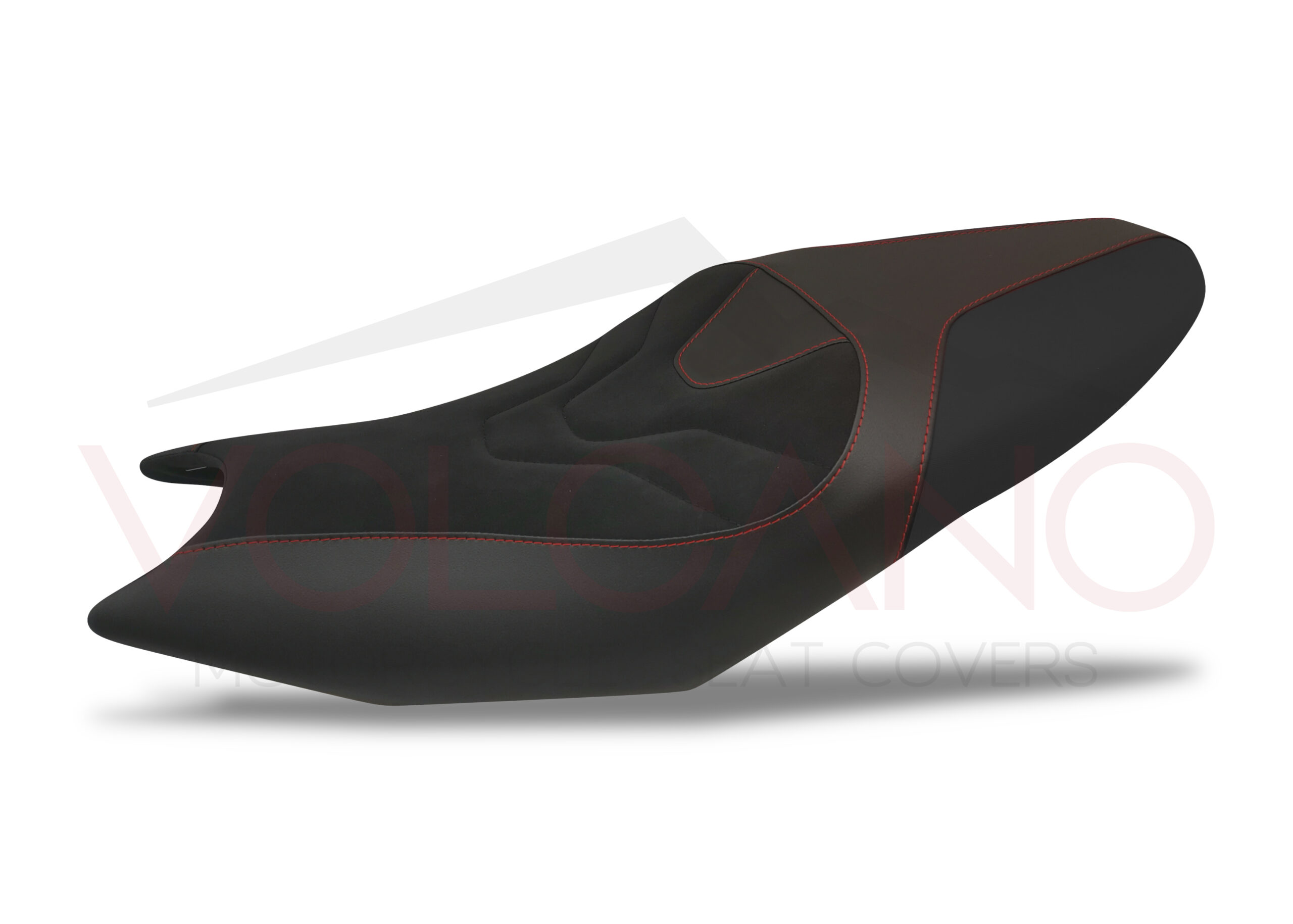 Seat cover nero Volcano Industry montato su Triumph Trident 660 2021-2024.