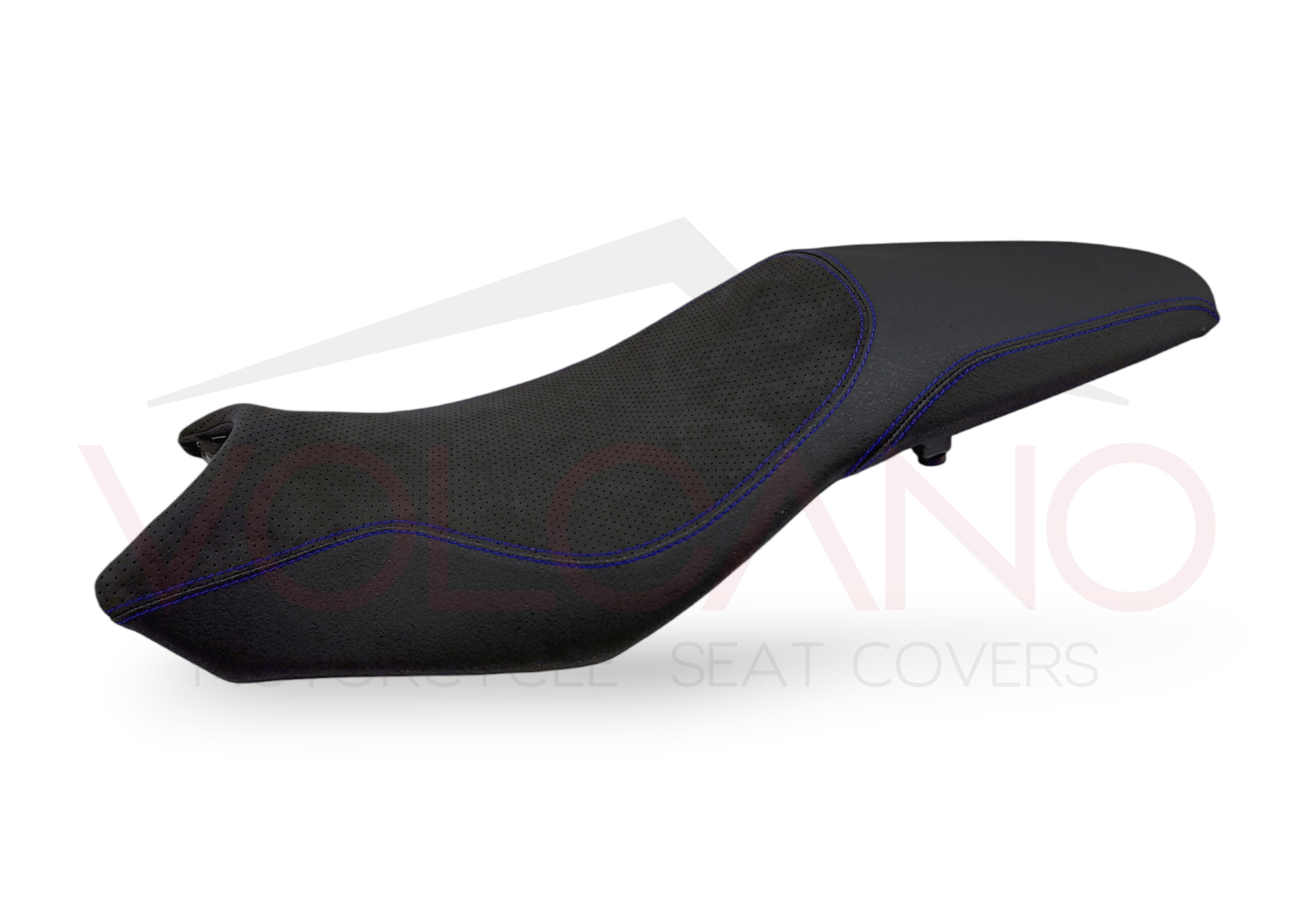 Seat cover sportiva in Alcantara nera per Triumph Street Triple 675