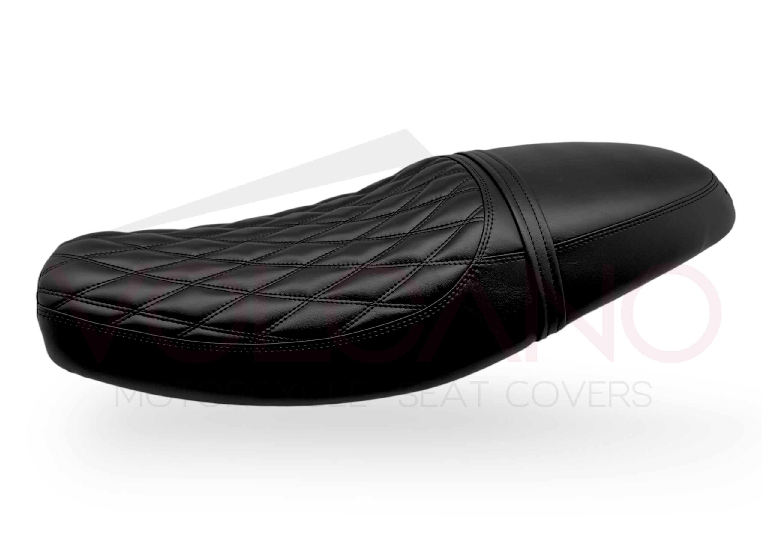 Rivestimento sella nero trapuntato a diamante per Triumph Thruxton 900