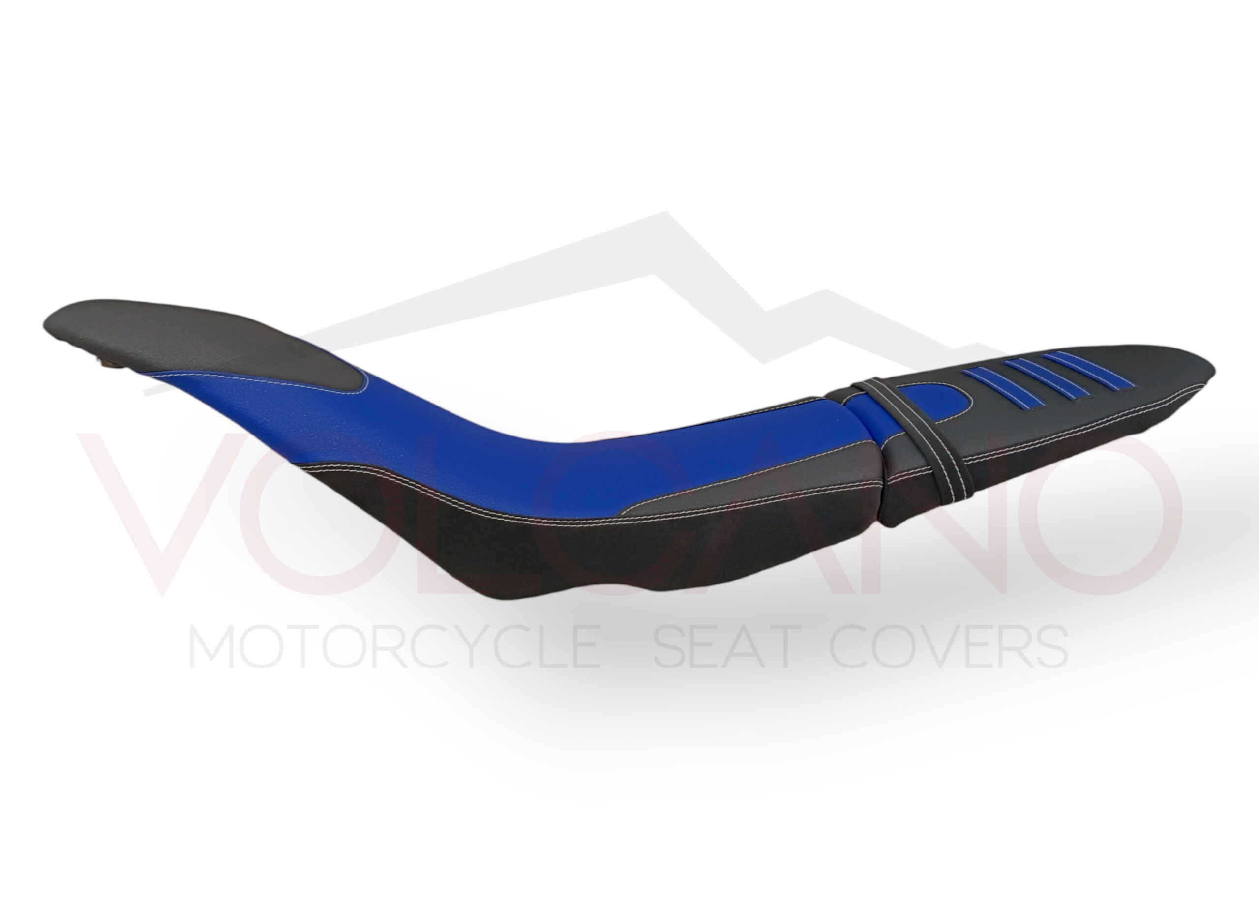 Seat cover bi-pezzo blu e nera per Yamaha Ténéré 700 World Raid