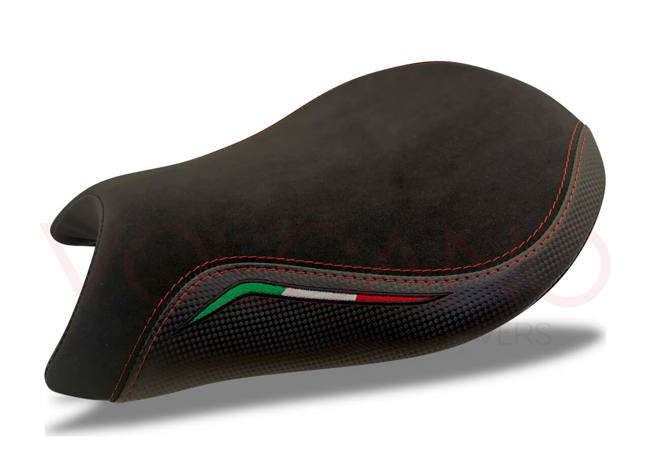 848 1098 grip Seat Cover per Ducati STREETFIGHTER in tessuto tecnico nero