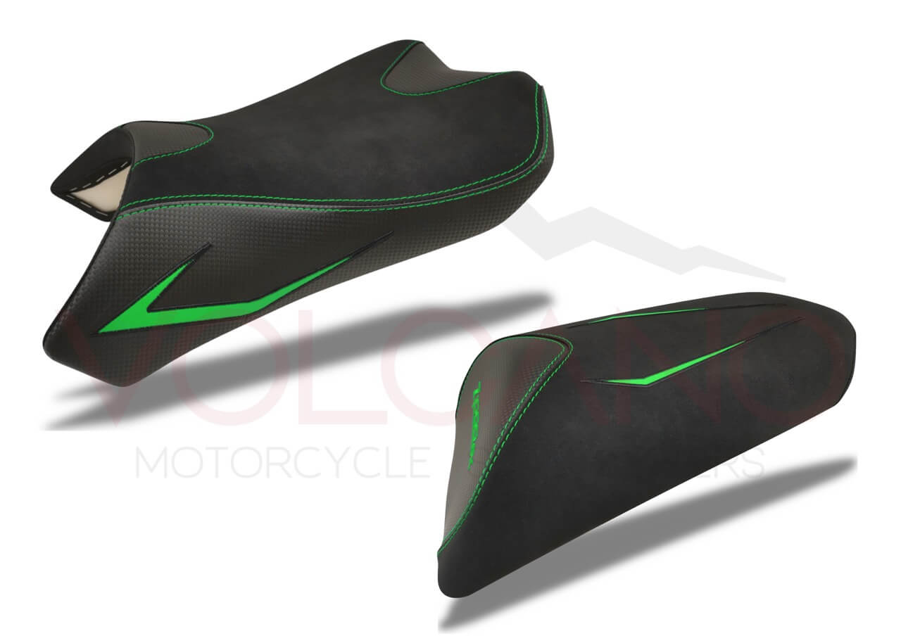 Seat Cover Volcano Industry in carbon look e grip per Kawasaki Z 1000 SX