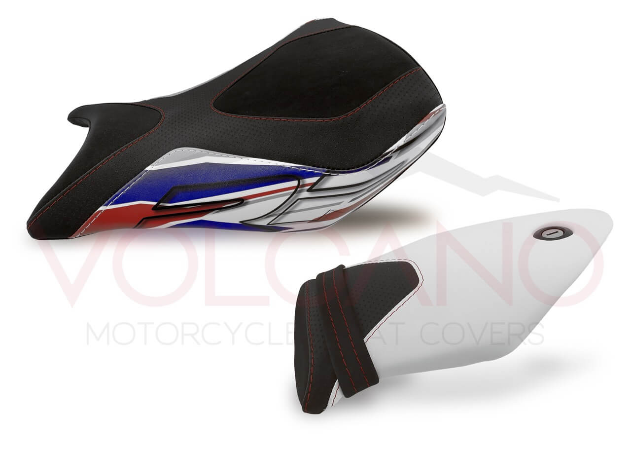 Seat cover tecnica ultra grip per BMW S 1000 RR in similpelle stampata