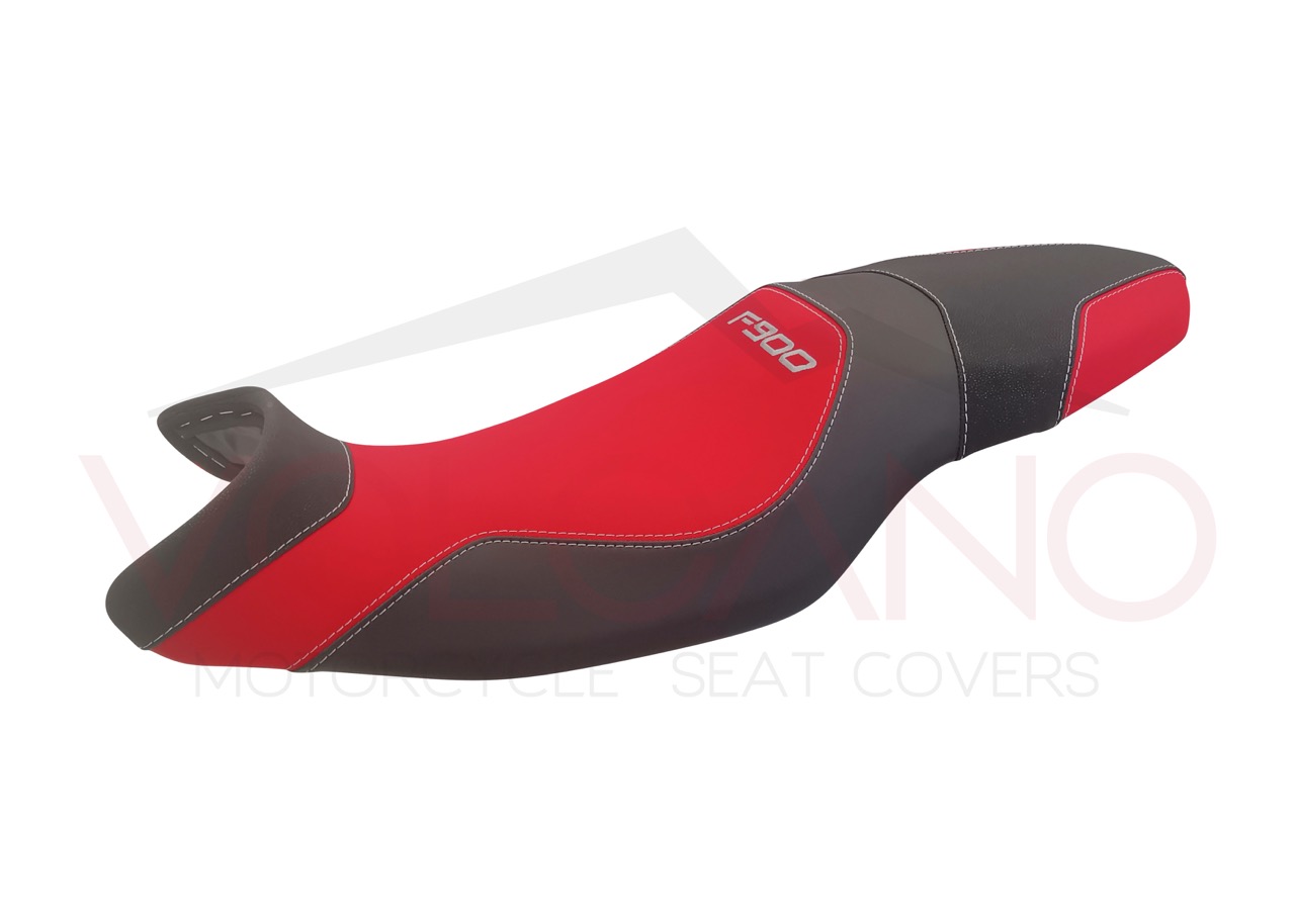 Rivestimento sella sportivo per BMW F 900 R in similpelle tecnica nera