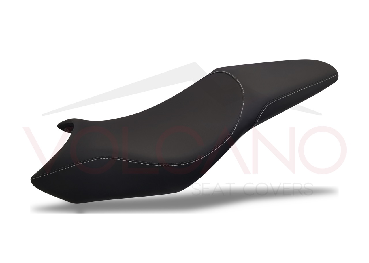 Seat cover tecnica nera per sella Triumph Street Triple 675 artigianale