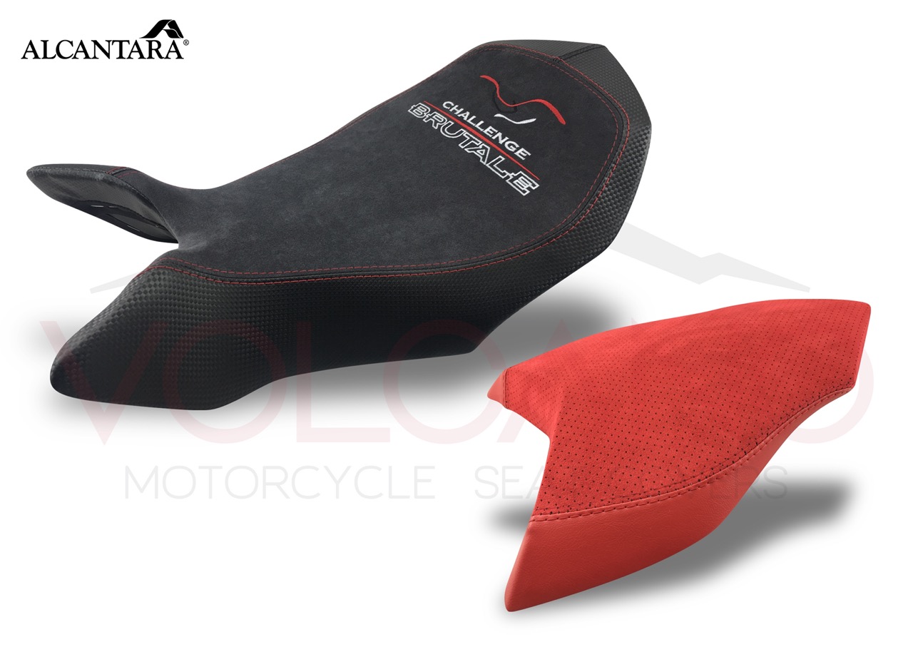 990 1090 Seat Cover MV Agusta BRUTALE in Alcantara nera e carbon