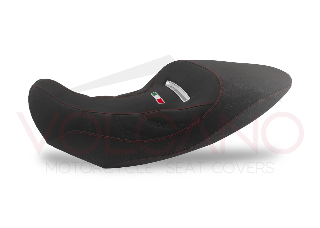 1260 Seat Cover per Ducati DIAVEL in similpelle tecnica con trama antiscivolo