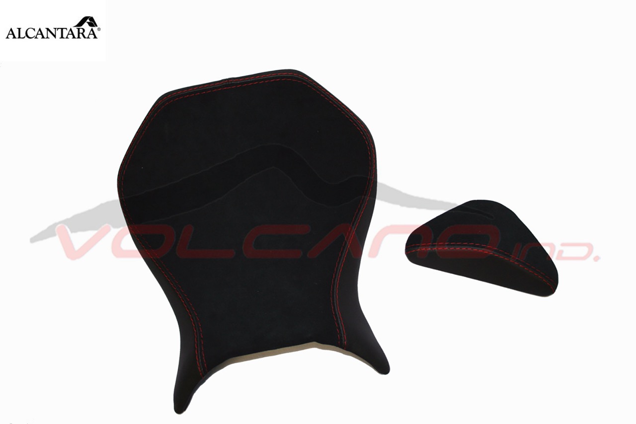 Seat Cover per Mv Agusta F4 in Alcantara e similpelle martellata