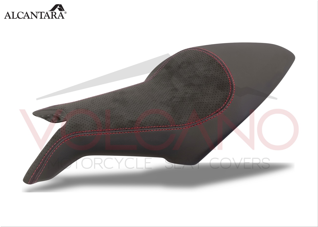 800 rr Seat Cover Mv Agusta BRUTALE DRAGSTER in Alcantara nero con