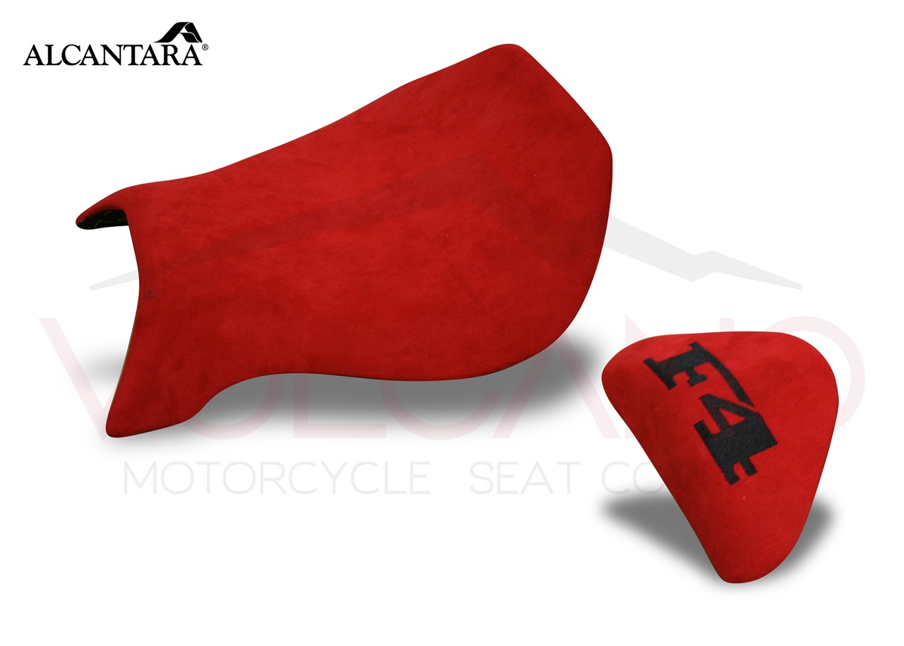 1999 2009 Seat Cover per Mv Agusta F4 in Alcantara nera stile