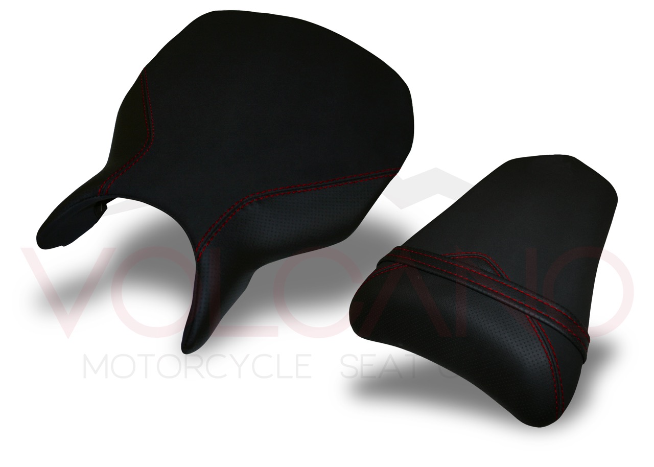 999 grip Seat Cover per Ducati 749 D019C nera con texture effetto