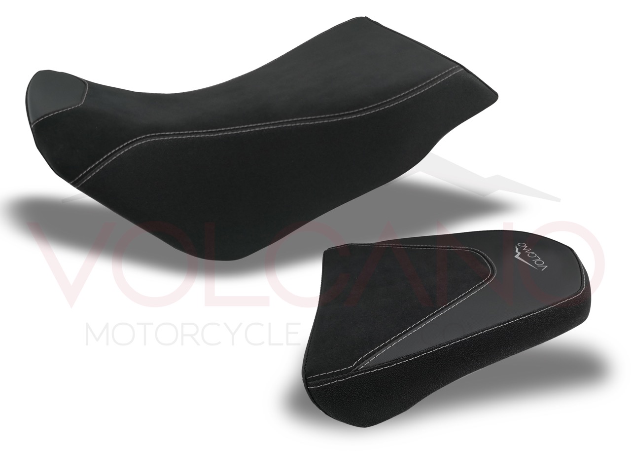 1000 Seat Cover Honda AFRICA TWIN in similpelle tecnica nera con texture